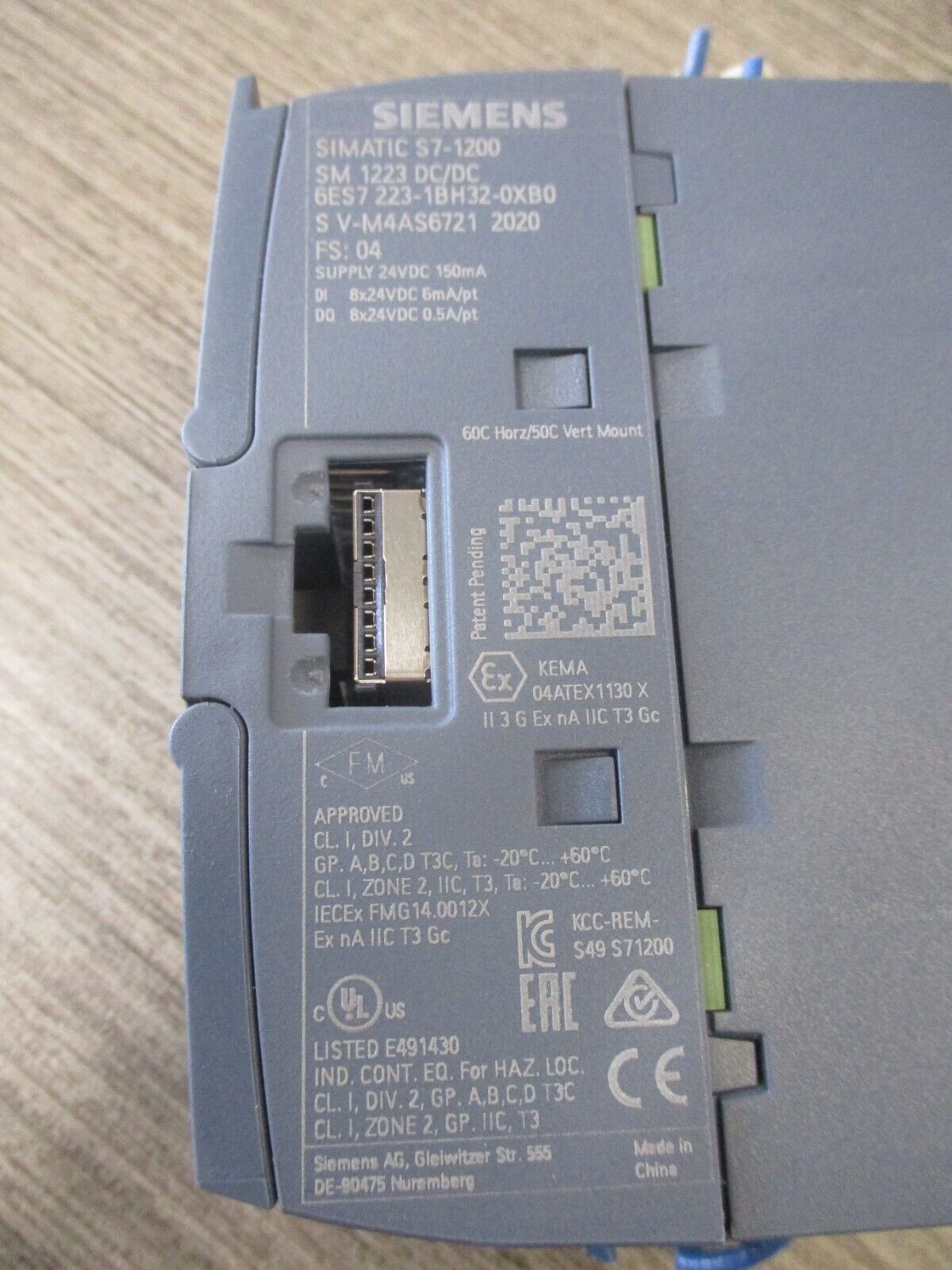 Siemens Simatic S7-1200 Digital I/O Module 6ES7 223-1BH32-0XB0 Used.