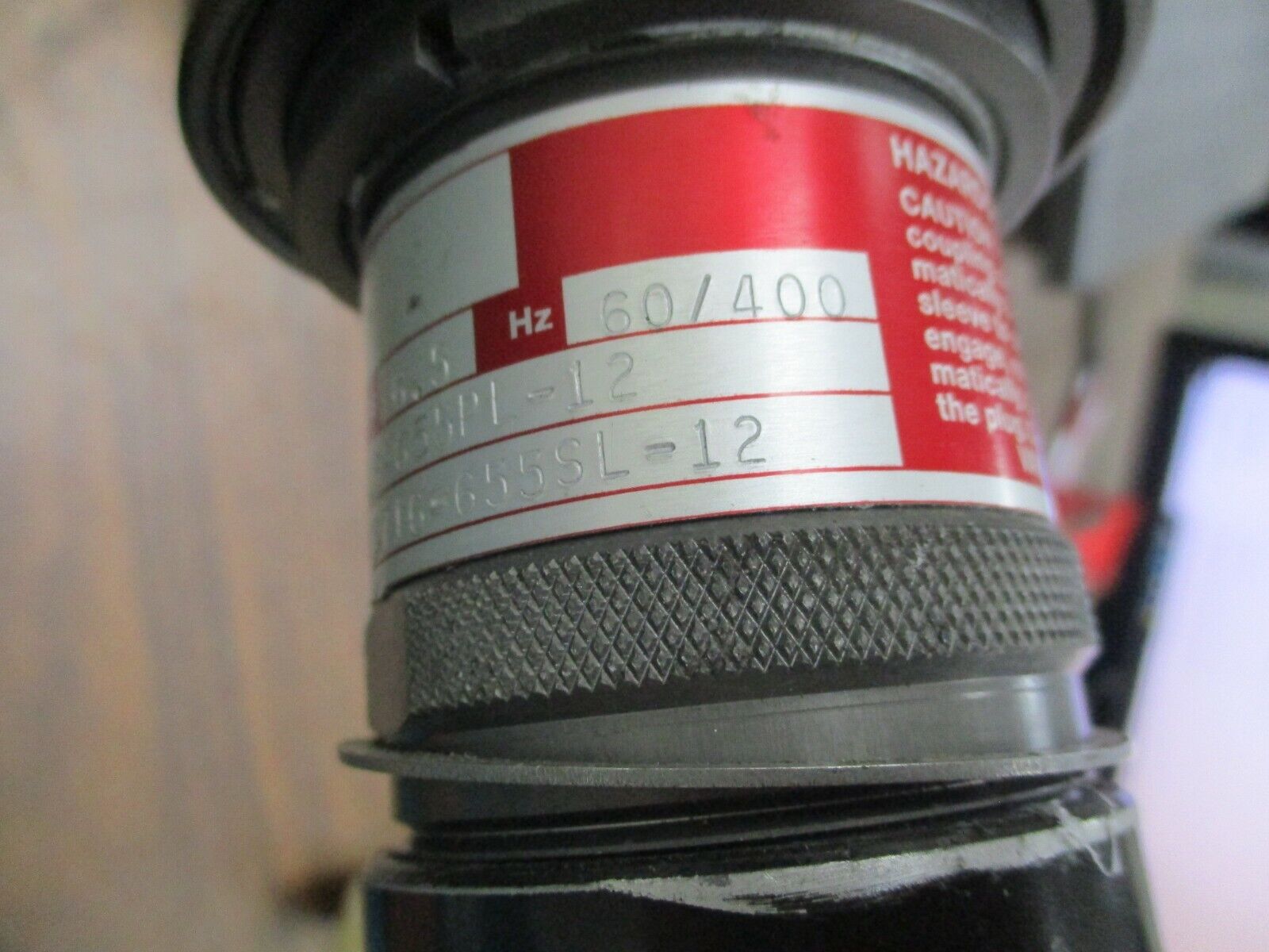 Hubbell Vantage Explosion Proof Plug & Receptacle Set 6.5A 240V 60/400Hz Used