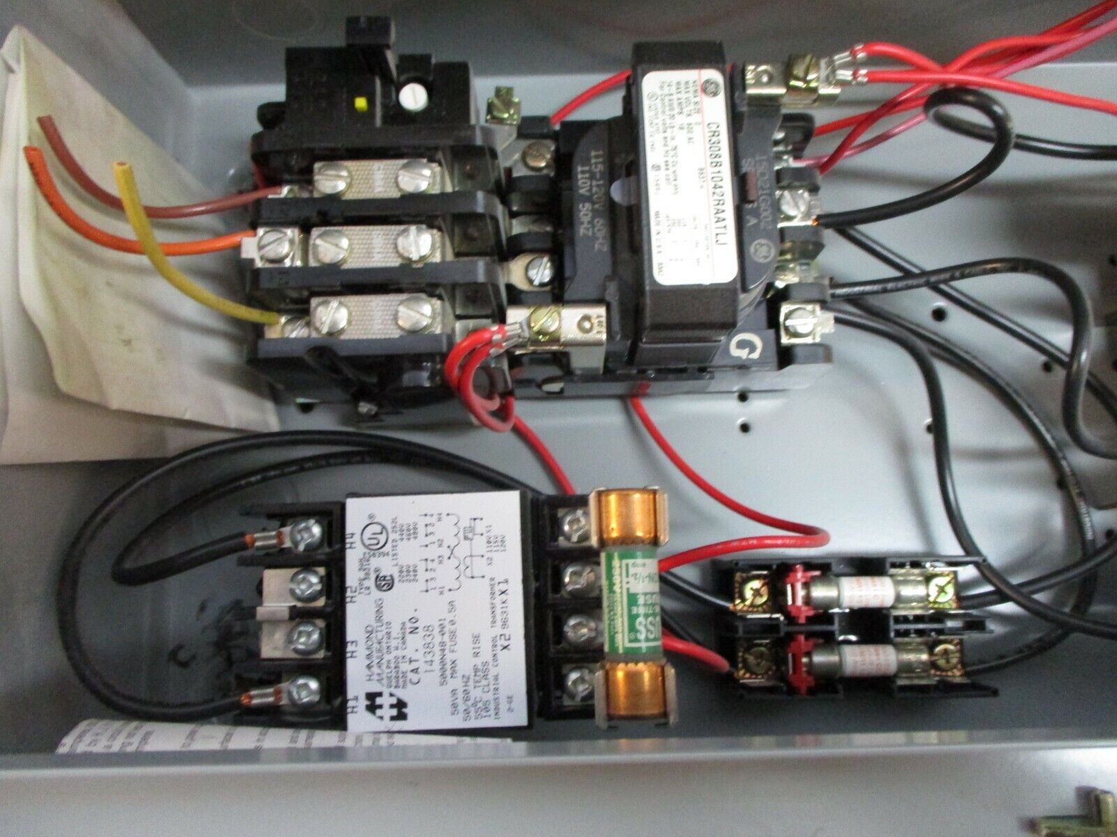 GE Size 0 Fusible Combination CR308B1042RAATLJ 115-120V Coil 18A 600V Used