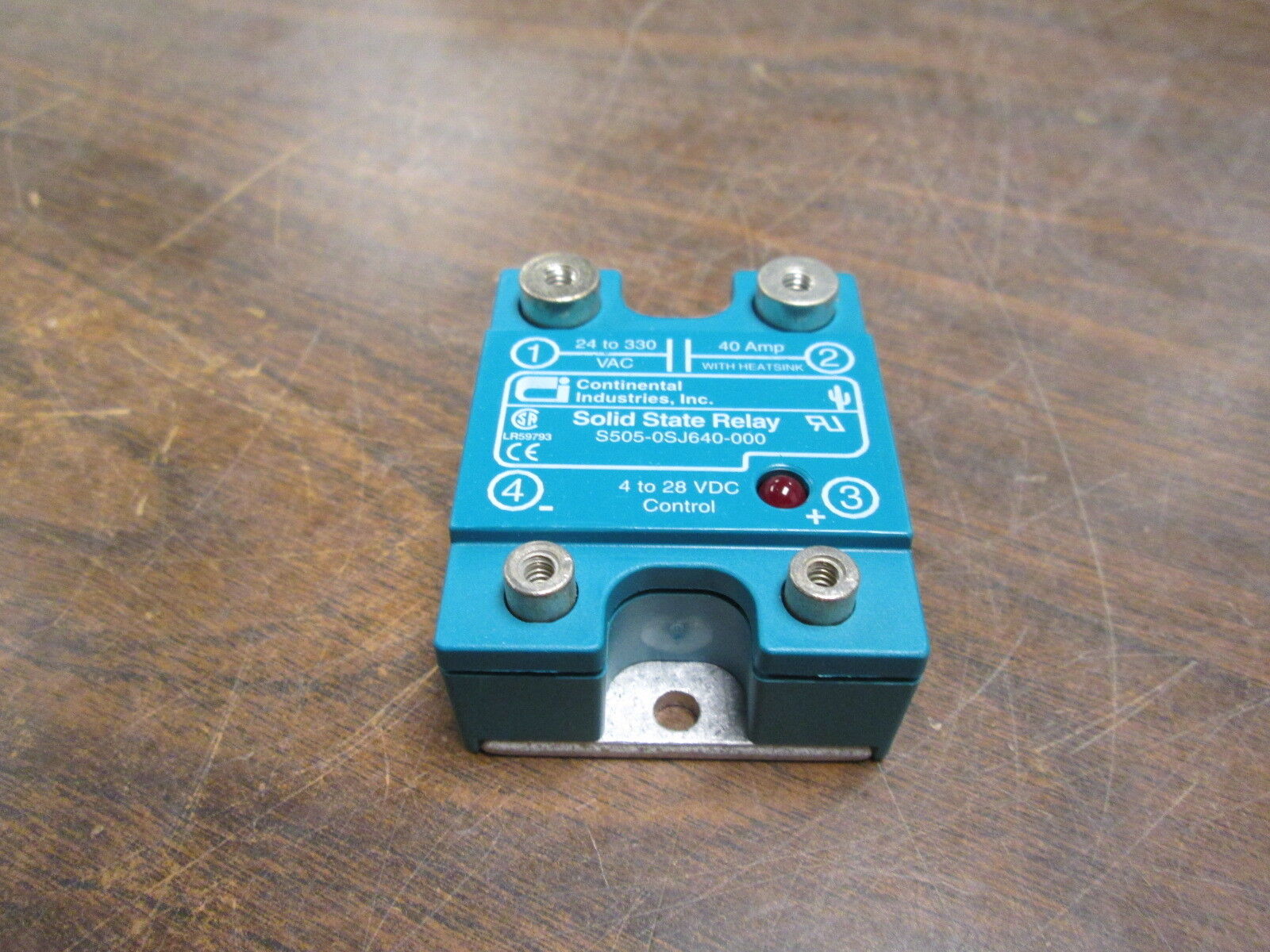 Continential Industries Solid State Relay S505-0SJ640-000 Input:4-28VDC New Surp