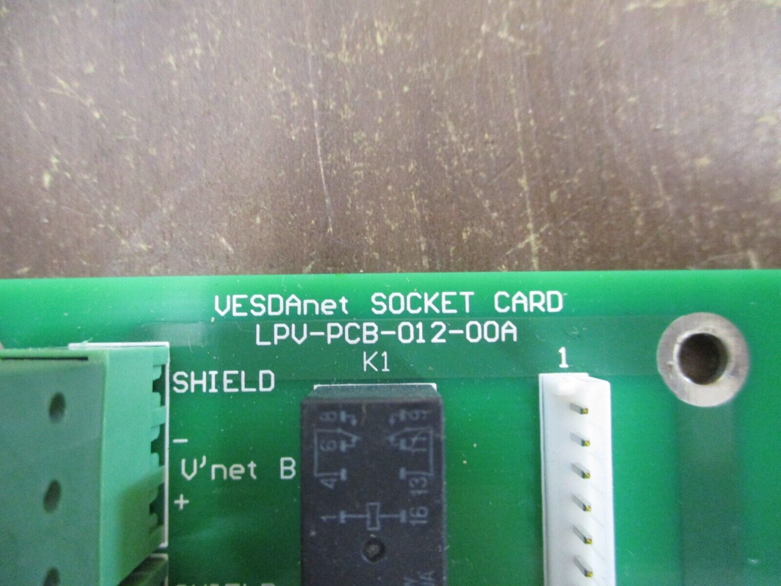 Xtralis Vesda VESDAnet Socket Card LPV-PCB-012-00A Used