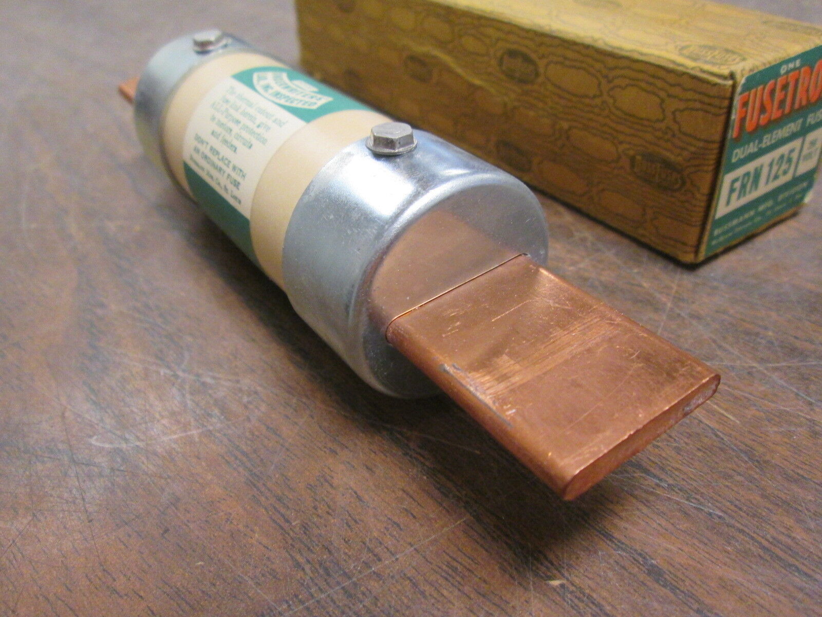 Bussmann Fusetron Fuse FRN125 250V 125A New Surplus