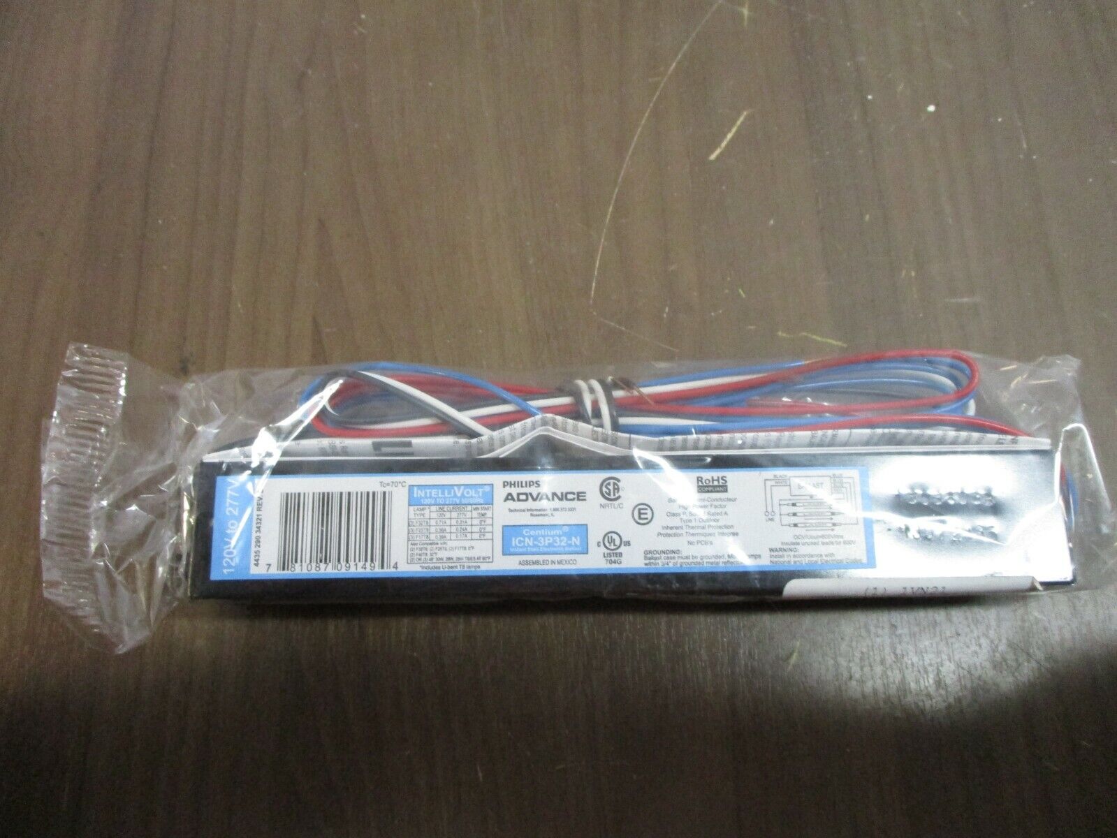 Philips Advance Centium Ballast ICN-3P32-N 120/277V 50/60Hz *Lot of 2*