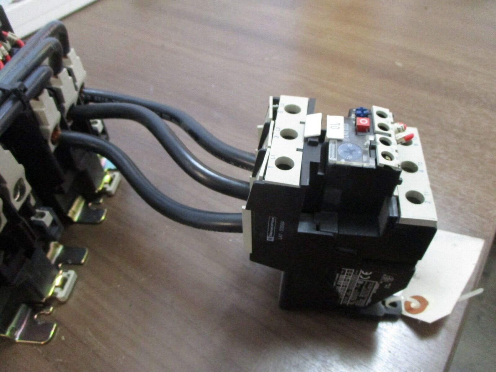 Telemecanique Reversing Starter LC2D8011 / LR2 D33 120V Coil Trip: 63-80A 600V