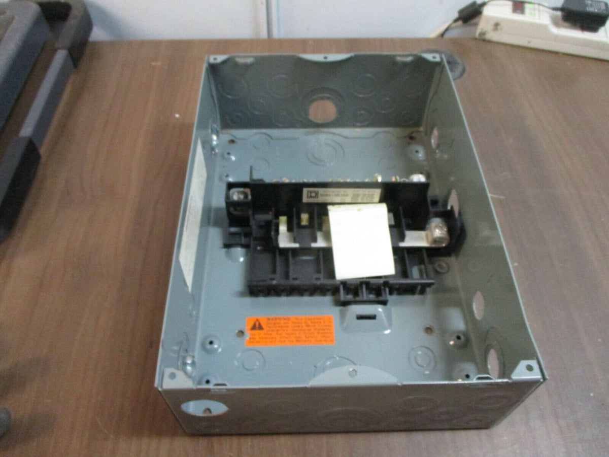 Square D QO Load Center QO6-12L100 Ser. G1 100A 120/240V 1Ph 3W 6-Space Used