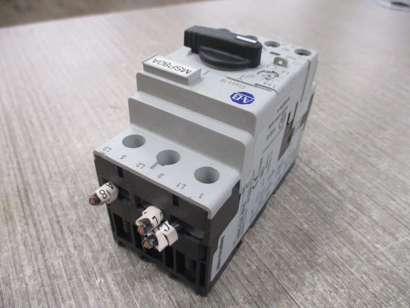 Allen-Bradley Manual Motor Protector 140M-C2E-B16 Ser. C Trip: 1.0-1.6A 600V Use