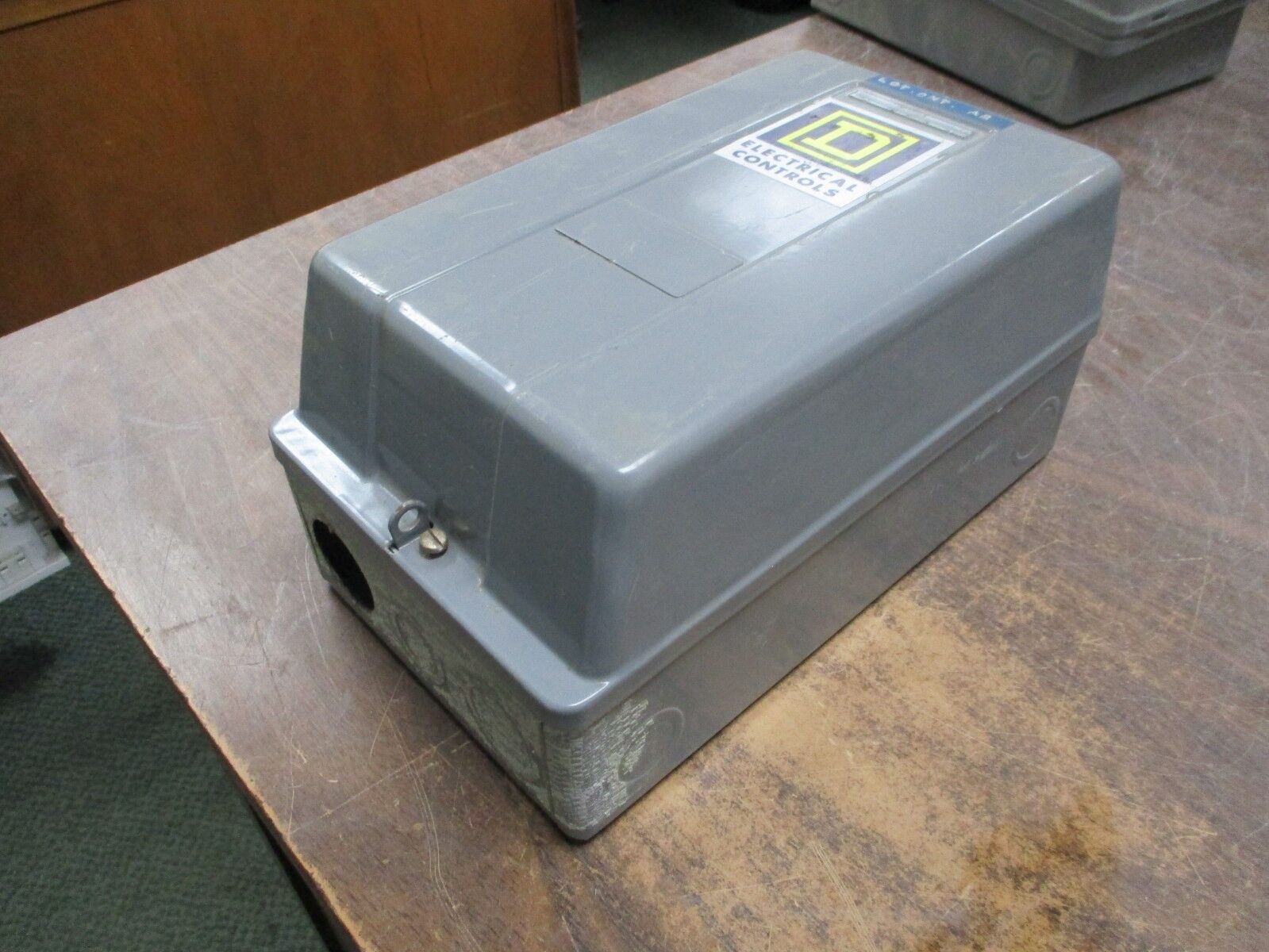 Square D Enclosed Lighting Contactor 8903 SMG 3 120V Coil 30A 600V Used