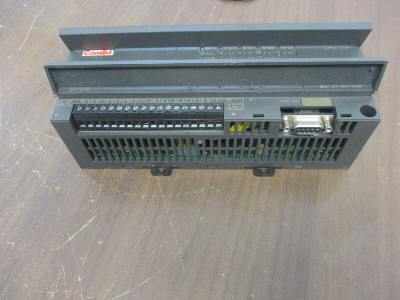 Siemens CPU 214 Controller 6ES7 214-1BC01-0XB0 E-Stand: 06 85-264VAC Used