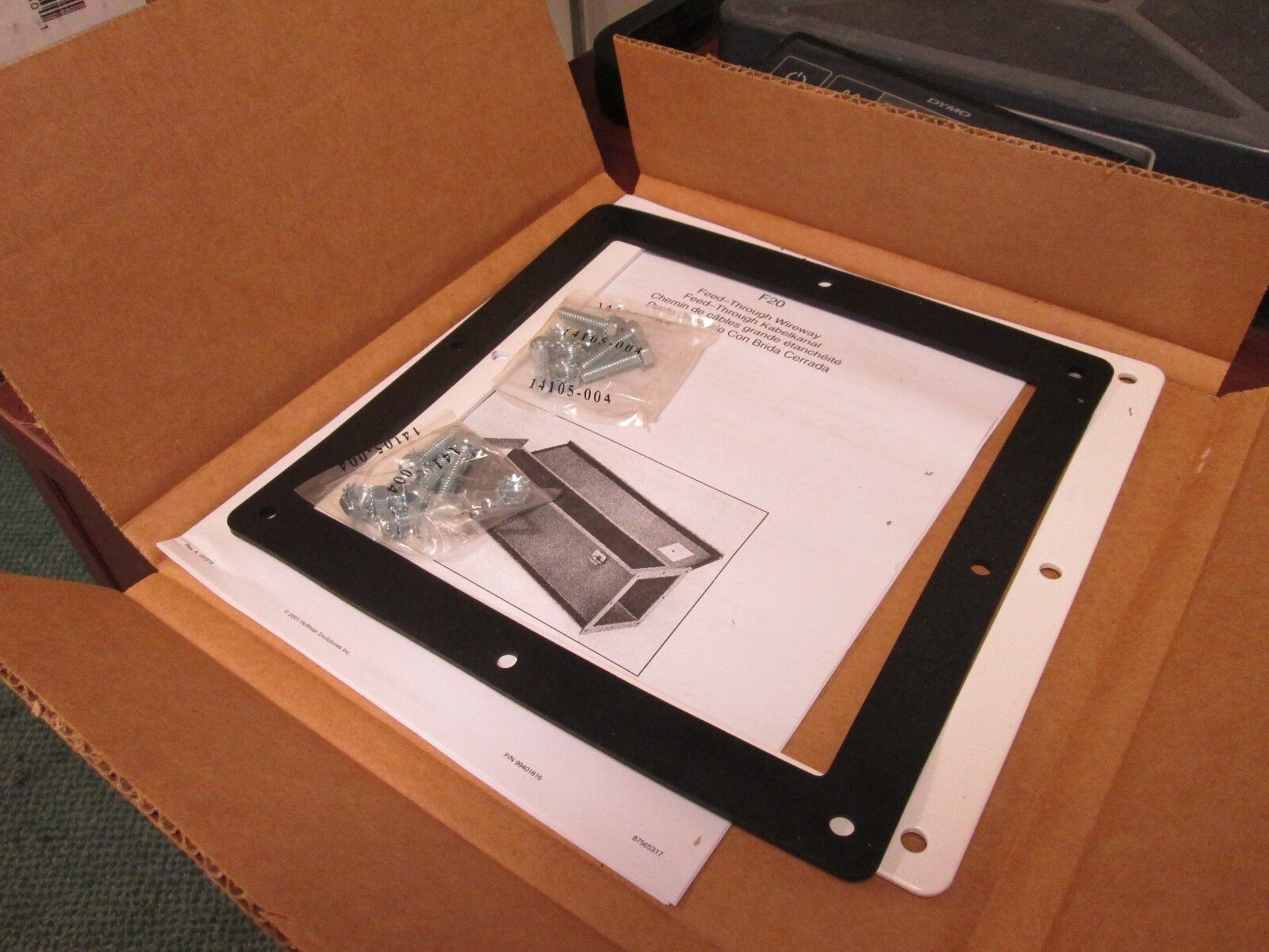 Hoffman Wireway Box Connector F88WB Size: 8x8" New Surplus