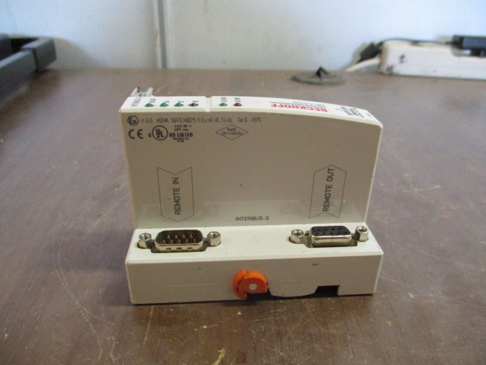 Beckhoff Interbus Coupler BK4000 24VDC 500kBaud Used