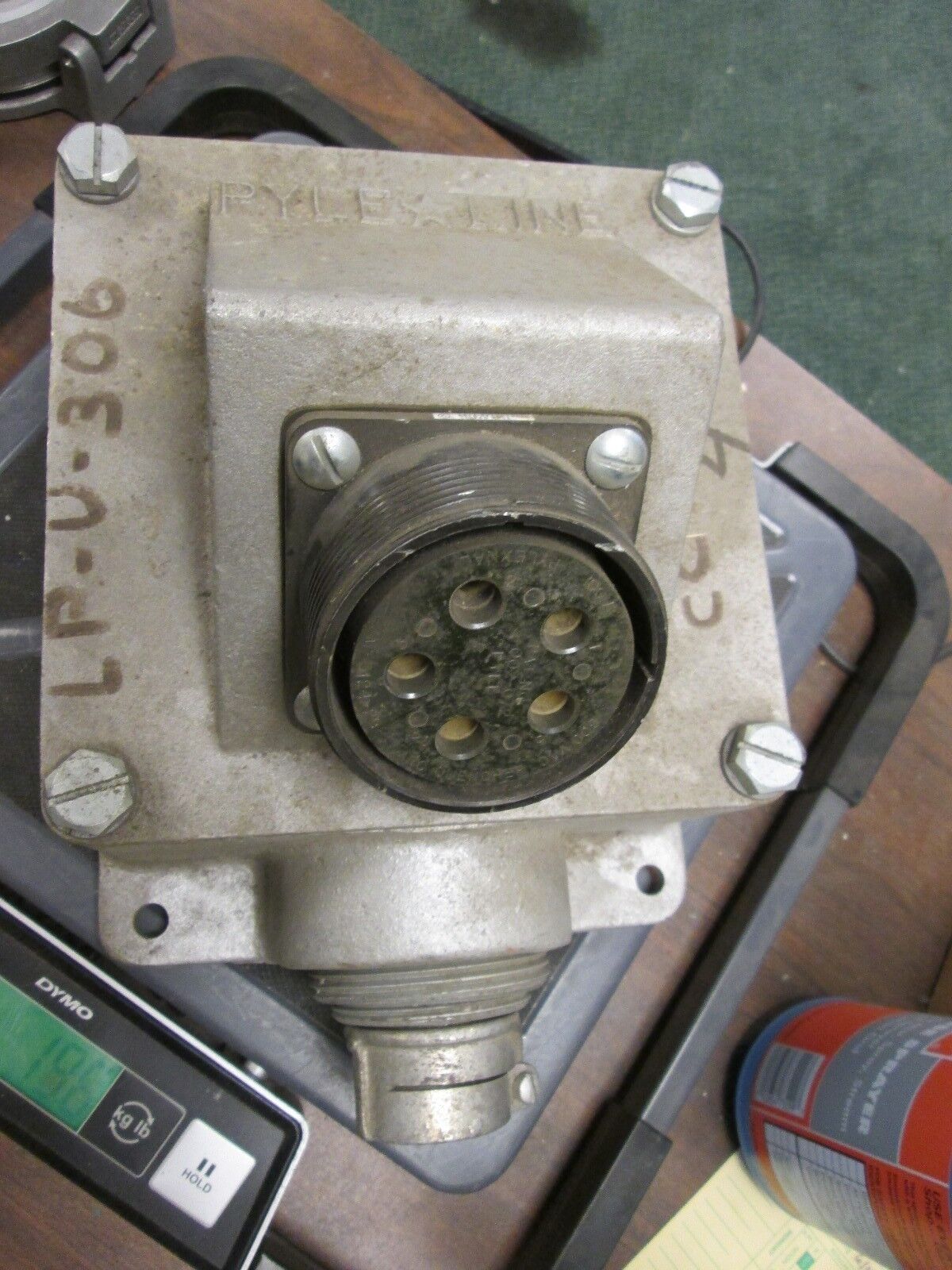 Pyle National Receptacle w/ Base JR720036AX 641A 100A 600V