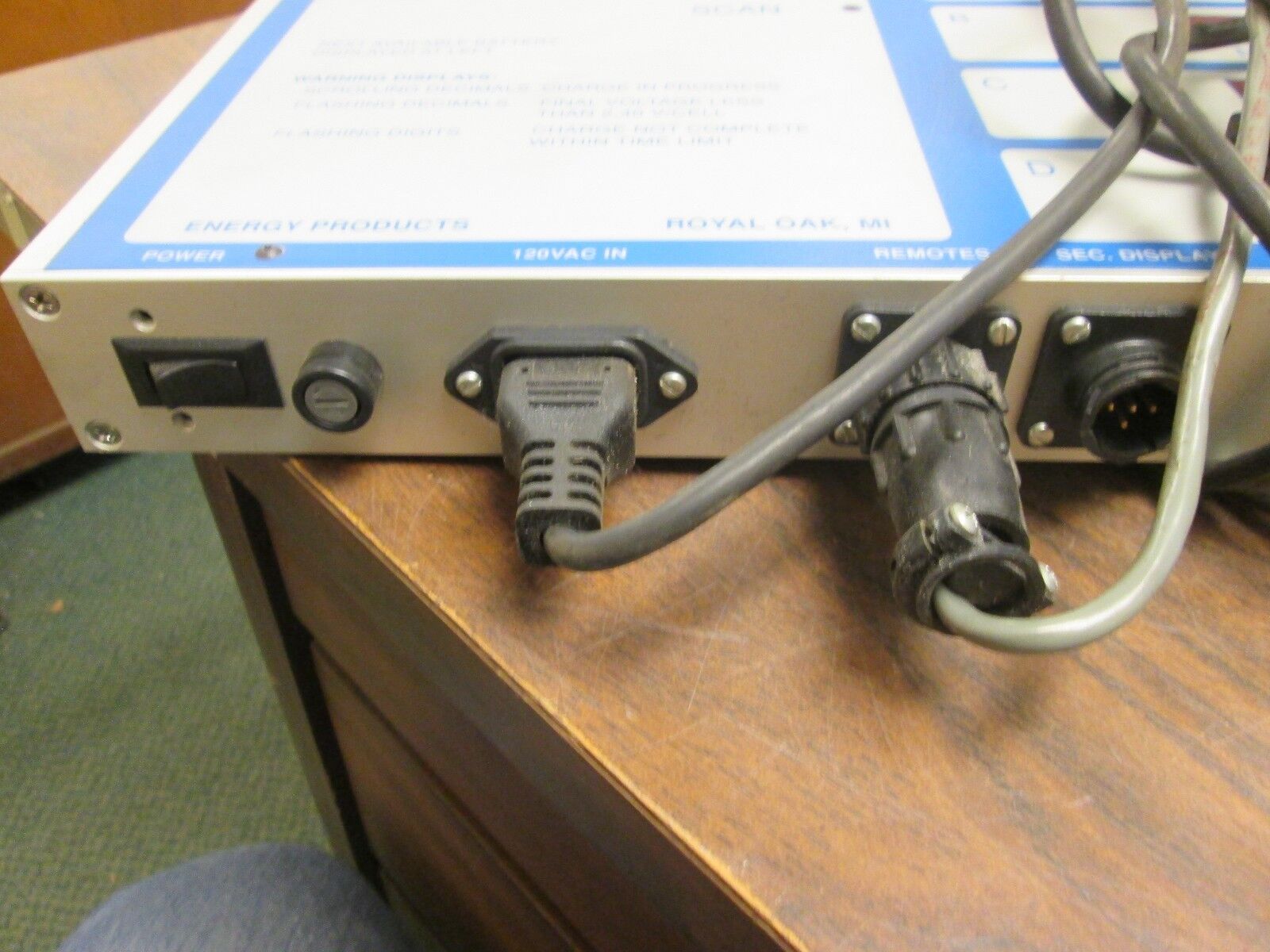 Energy Products Multi-Charger Monitor MCM-100 120V Used