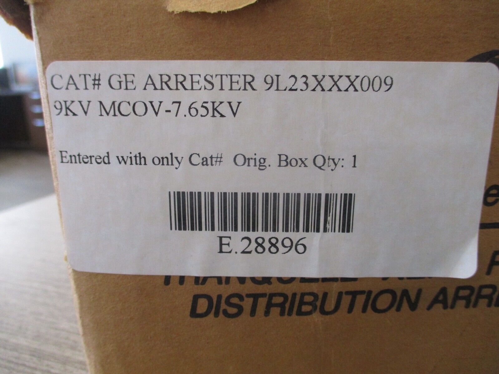 GE Tranquell XEP Polymer Distribution Arrester 9L23XXX009 9kV New Surplus