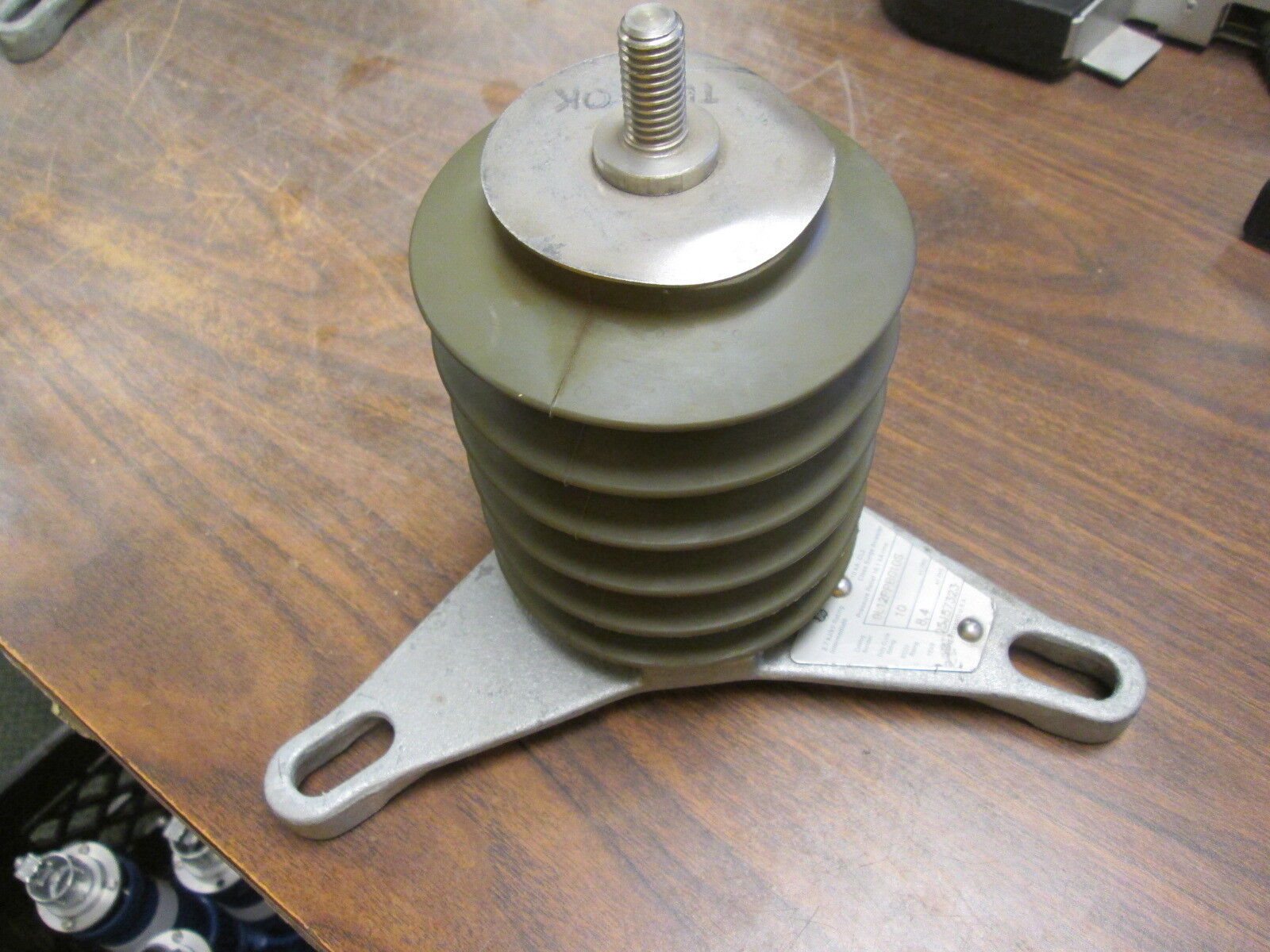 GE Tranquell Class Surge Arrester 9L12PPB010S 10kA *Bent Top* Used