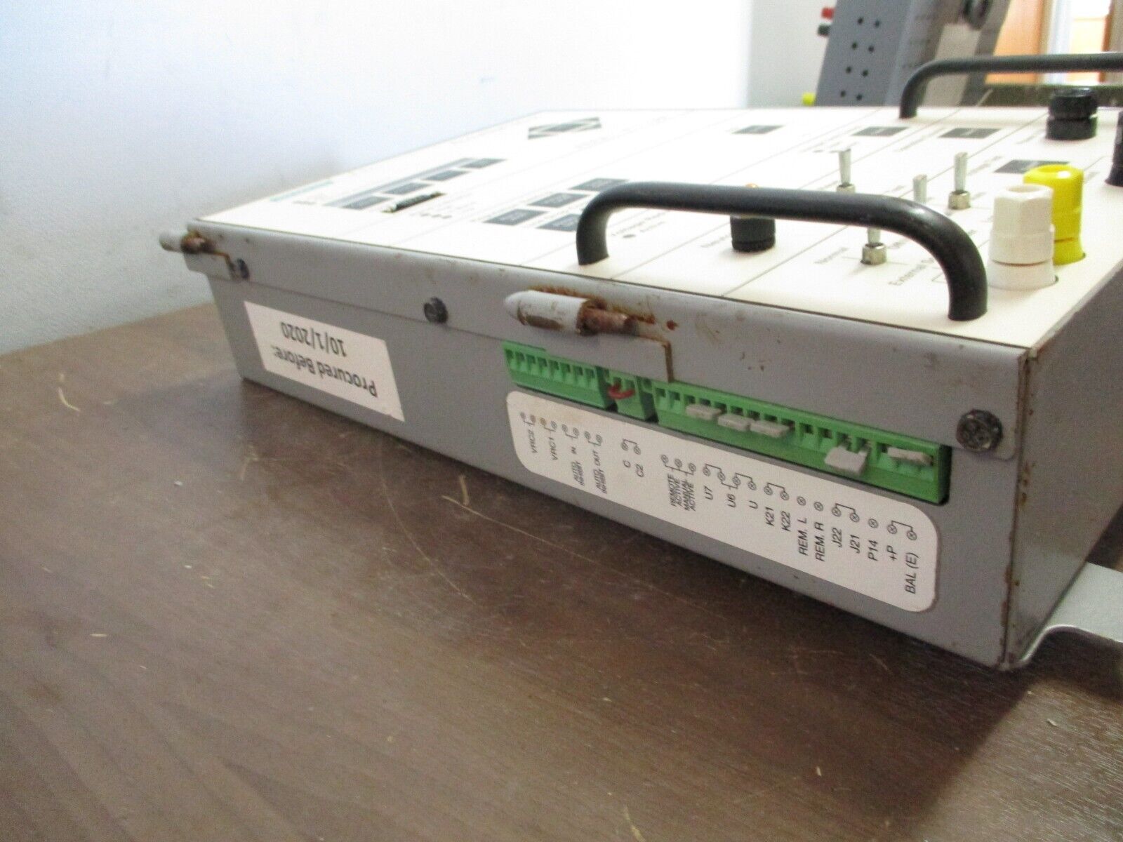 Siemens Accu/Stat MJ-X Voltage Regulator Control Panel 59689 Used