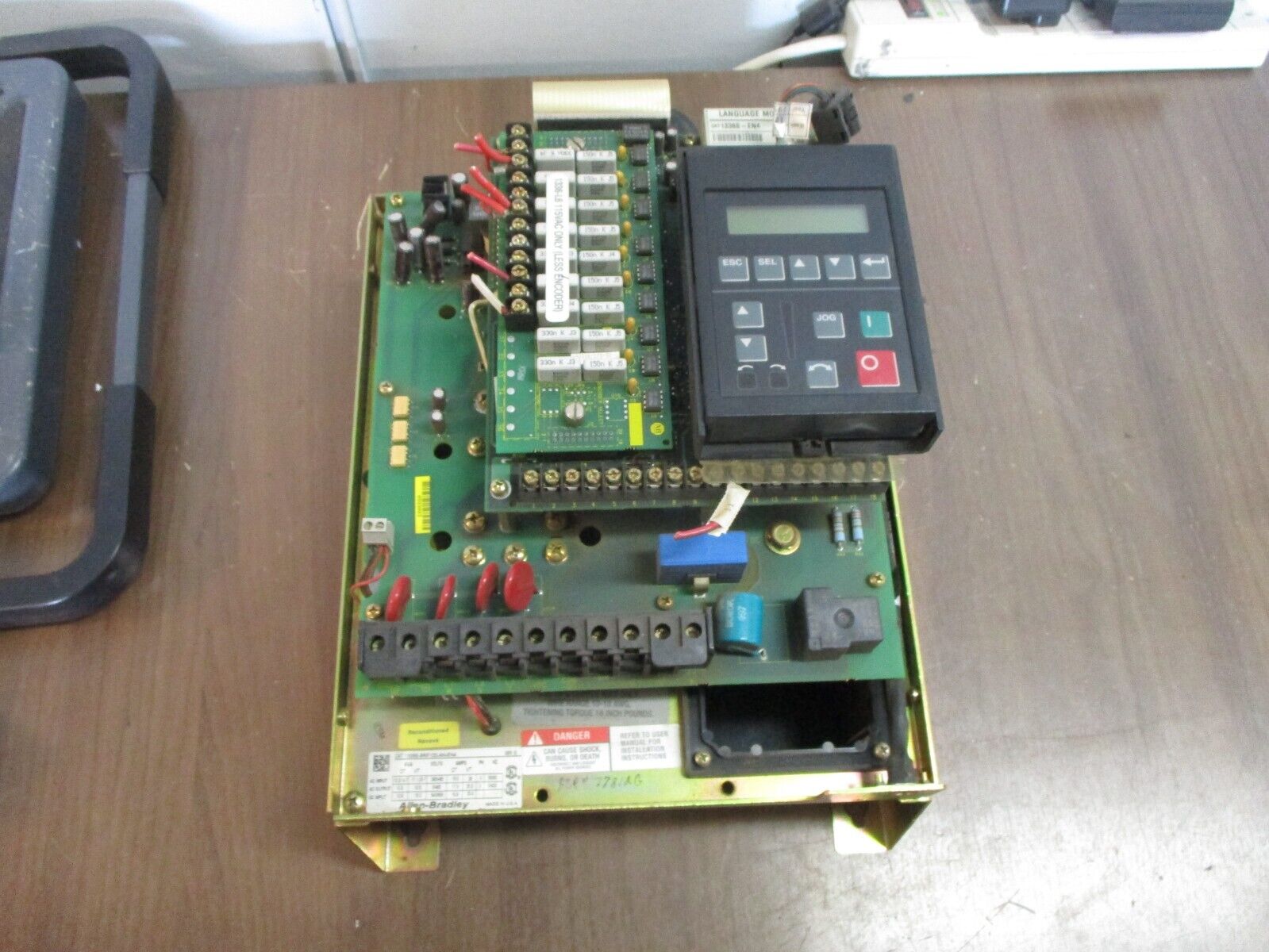 Allen-Bradley 1336 Plus AC Drive 1336S-BRF100-AN-EN4 Ser. E 10HP 3Ph w/ Keypad