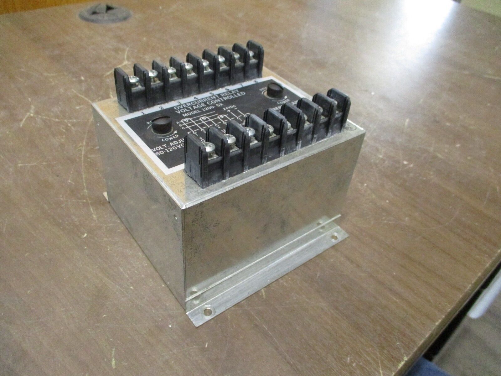 Wilmar Voltage Controlled Overcurrent Relay 1200-5X 80-120V 1-5A Used