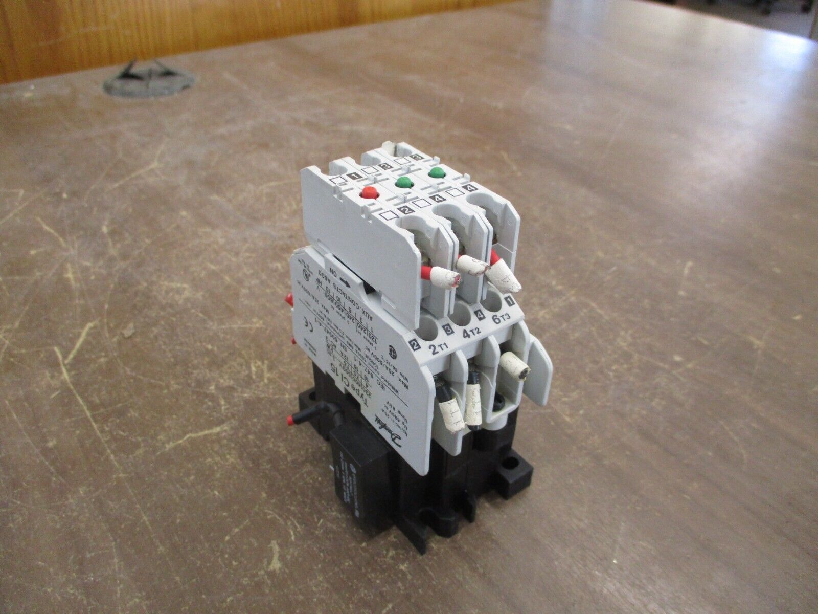 Danfoss Contactor CI 15 110V Coil 25A 600V w/ (3) Aux Contact Used