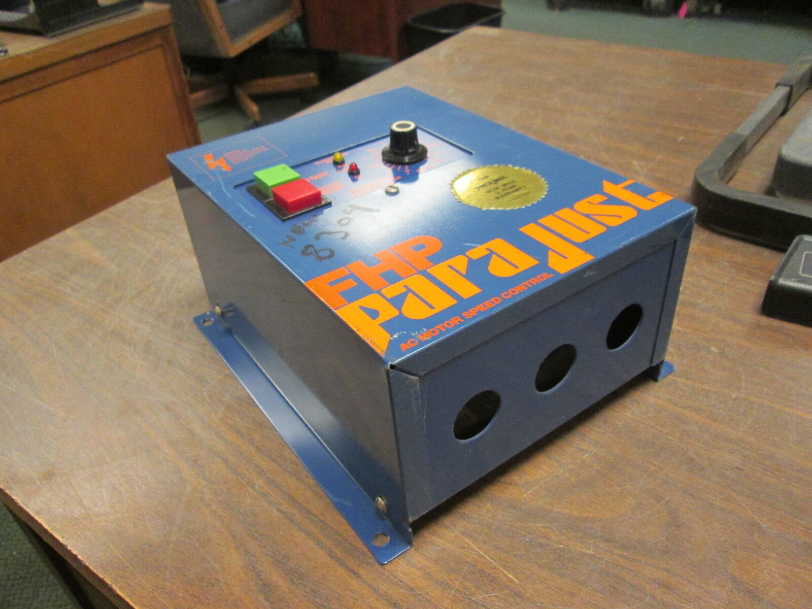Parametrics FHP Parajust AC Motor Speed Control 600702 3/4HP Used
