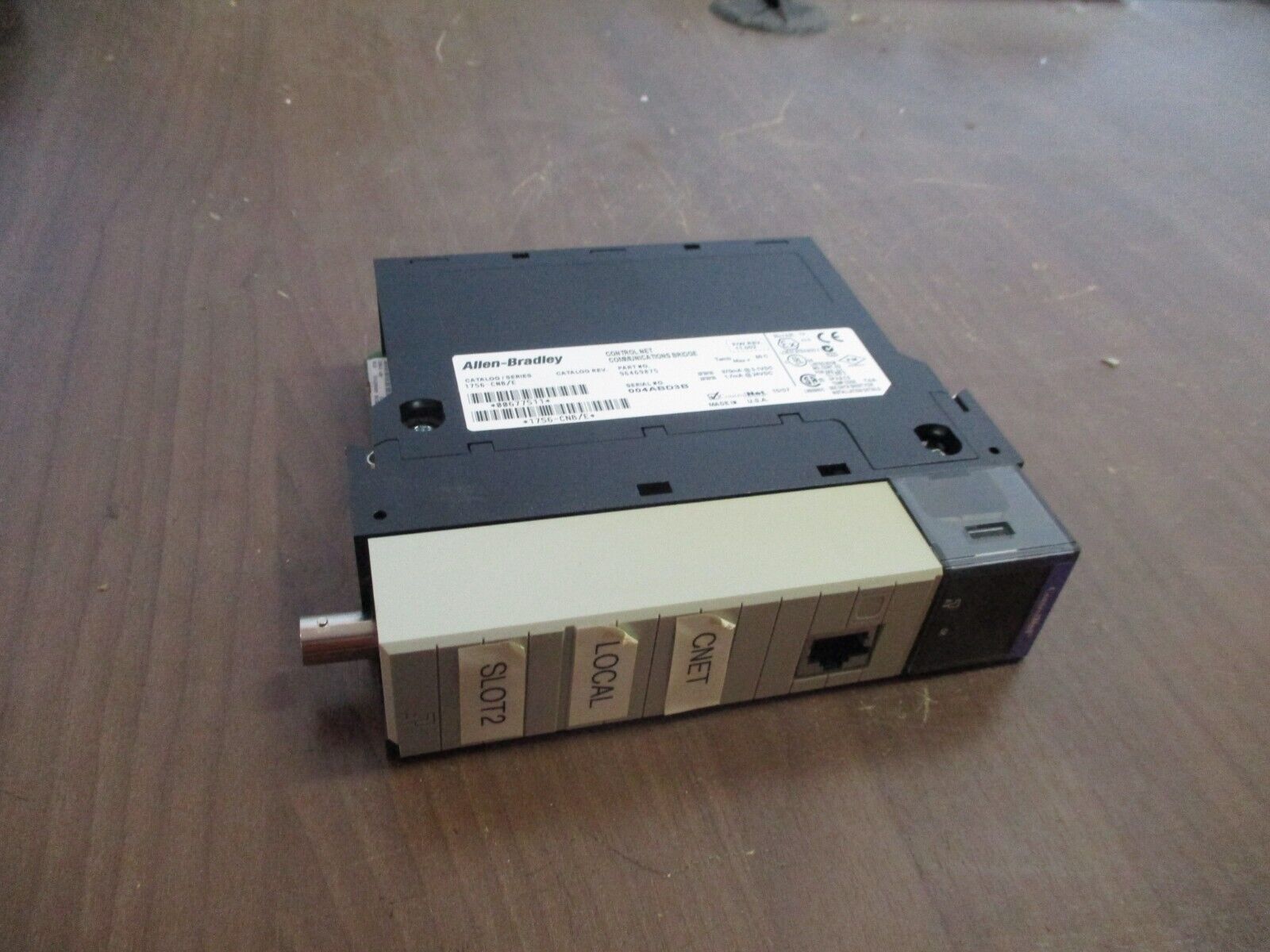 Allen-Bradley ControlLogix Control Net Comm. Bridge Module 1756-CNB/E Used