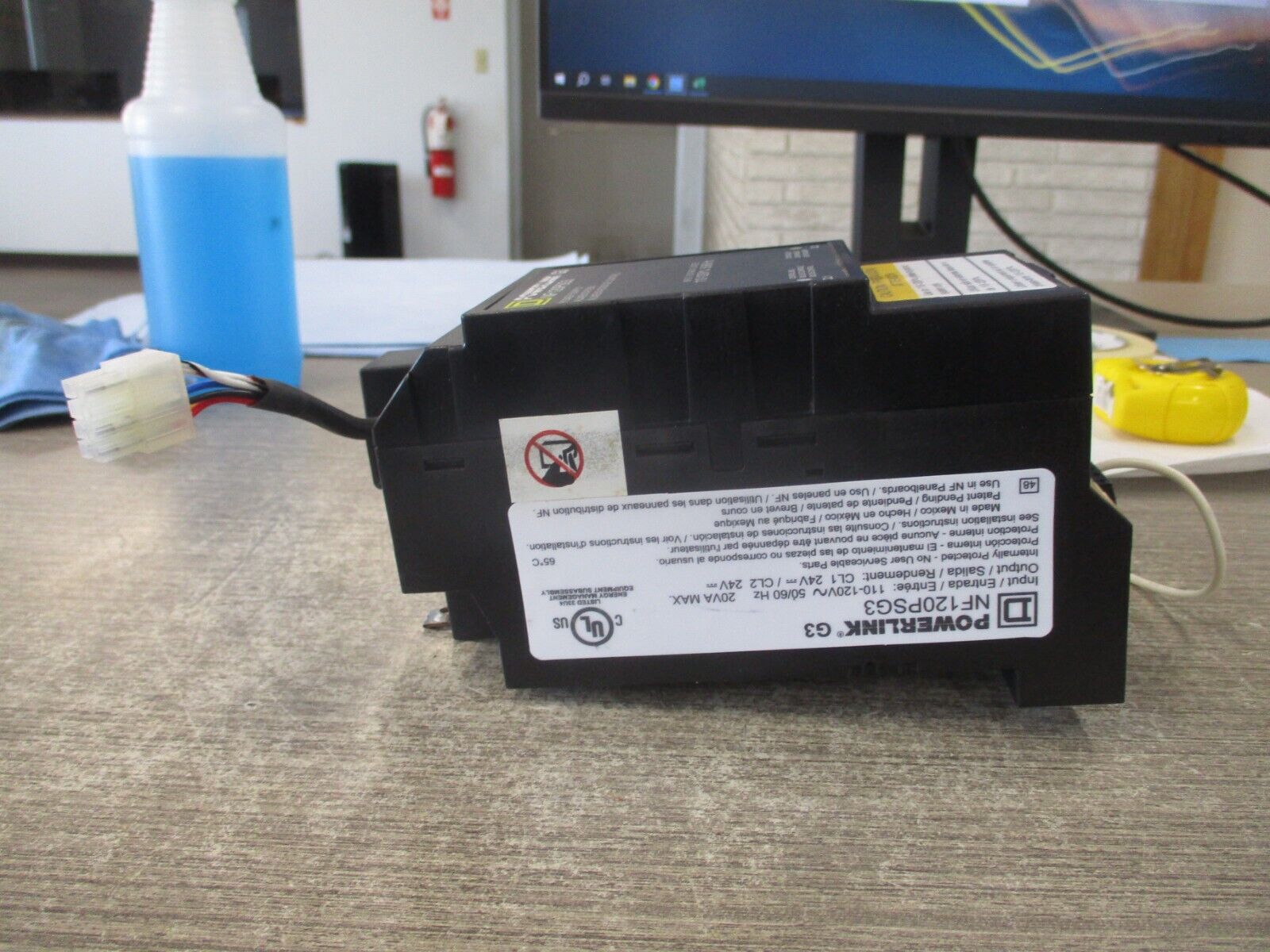 Square D Powerlink G3 Power Supply NF120PSG3 *No Terminal Screws* Used