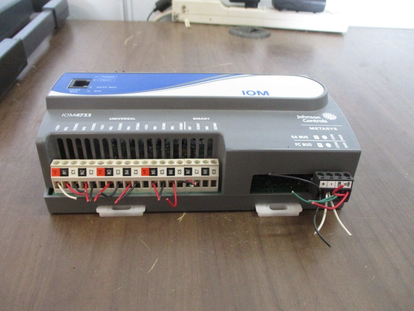 Johnson Controls Metasys IOM4711 Expansion Module MS-IOM4711-0 Rev. D Used