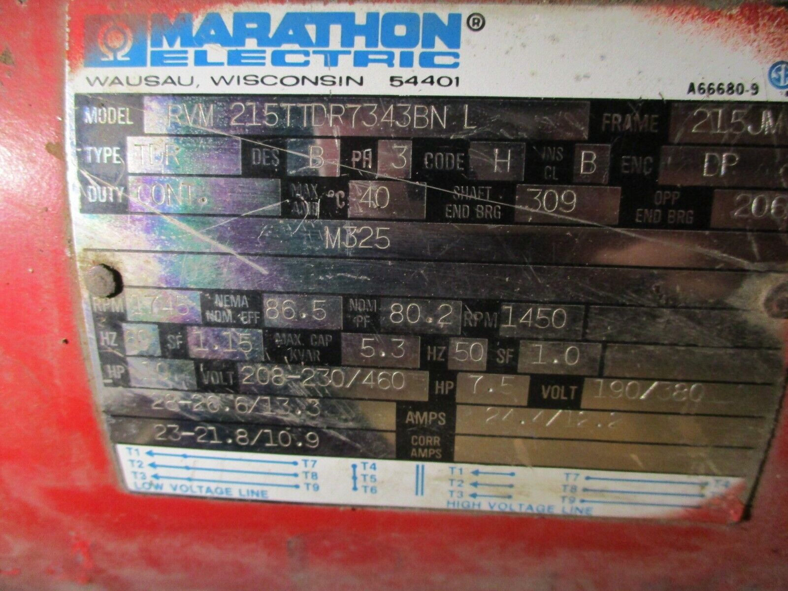 Bell & Gossett 1531 Pump 3129T 10HP 1800RPM 175PSI Used