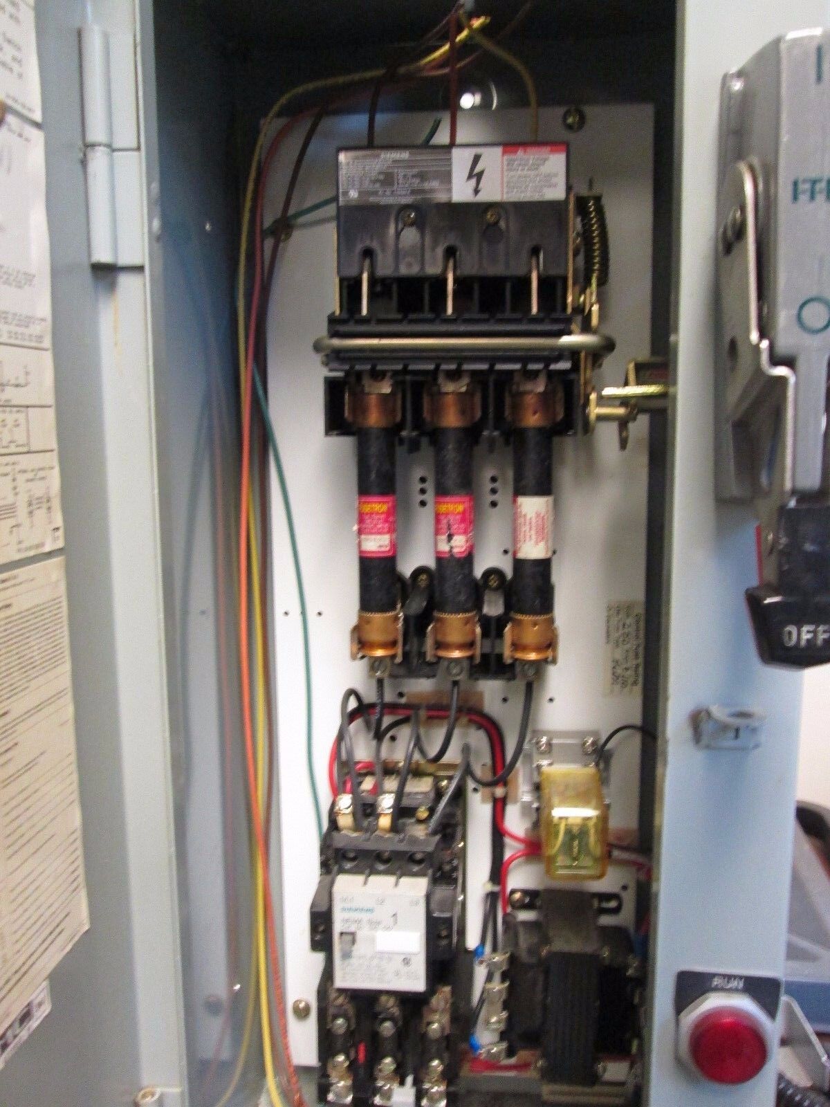 Siemens Fusible Combination SCF C11 Size 1 120V Coil Used