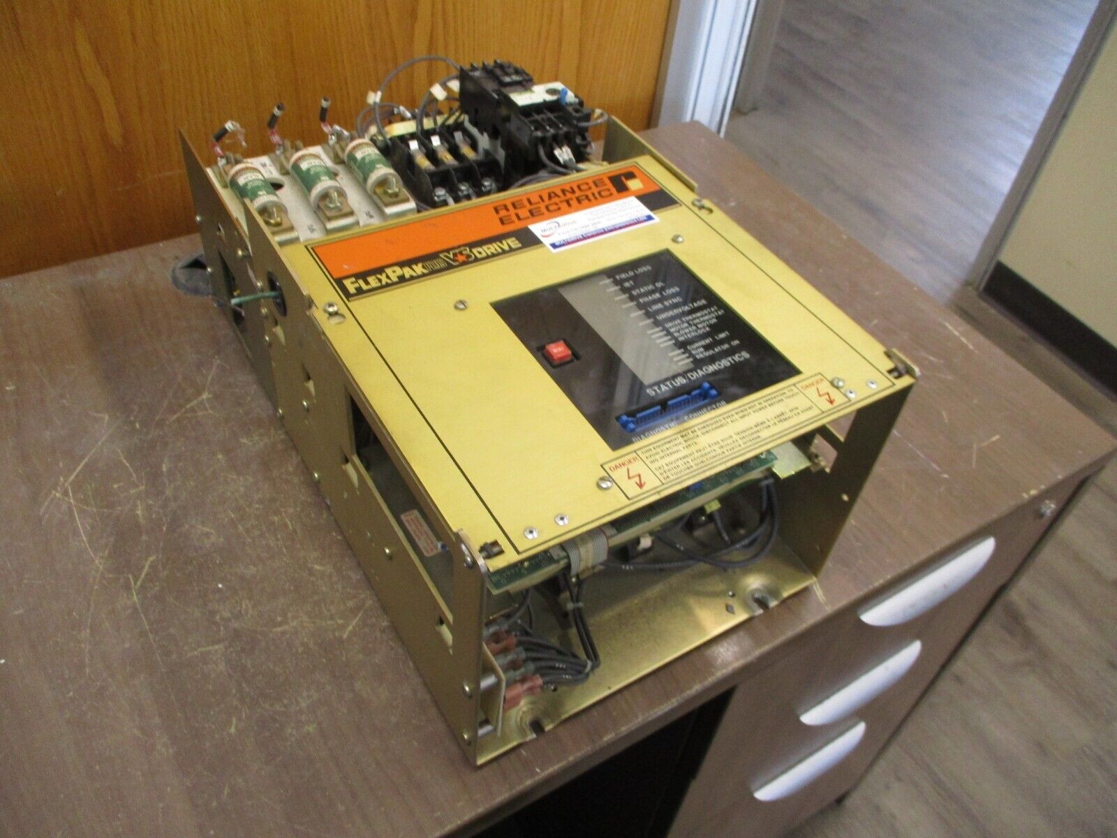 Reliance FlexPak Plus VS DC Drive 802220-SE 15HP Used