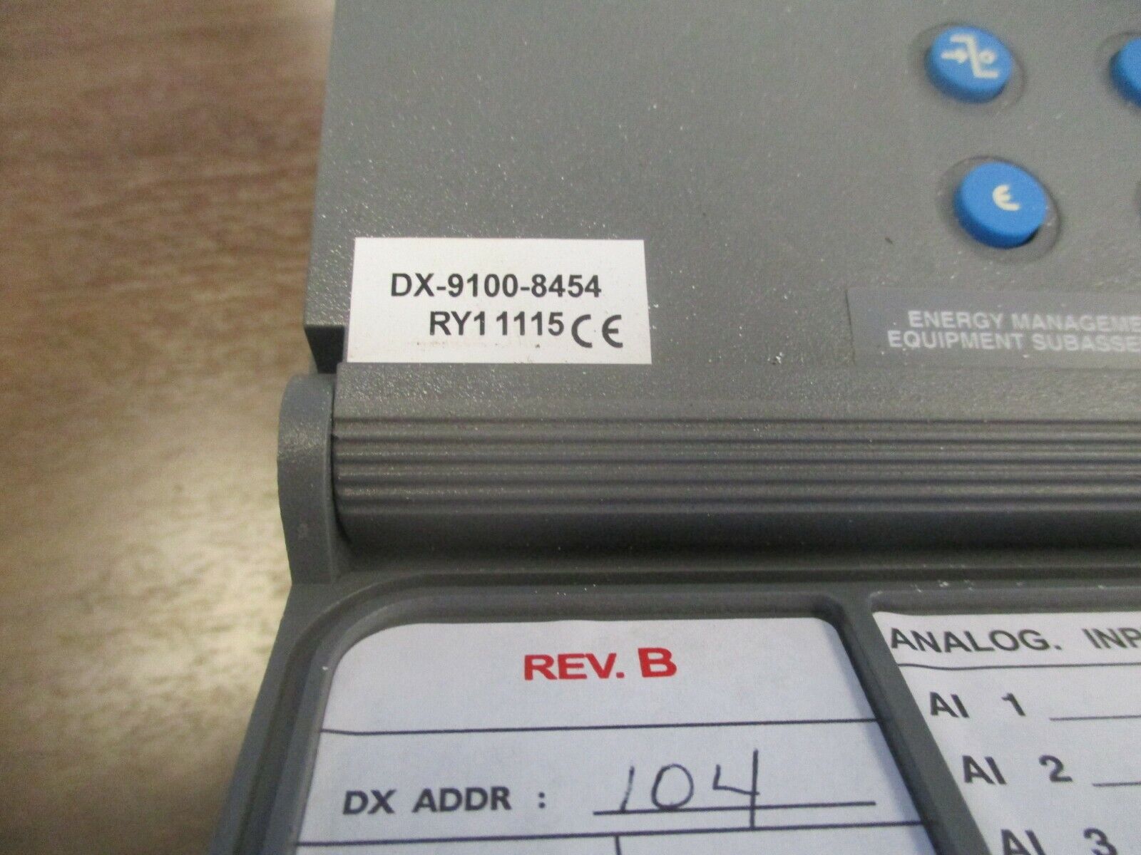 Johnson Controls Metasys Controller DX-9100-8454 Rev. B 24VAC Used
