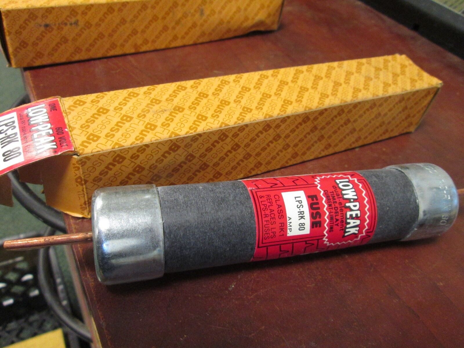 Buss Low-Peak Fuse LPS-RK 80 600V 80A New Surplus
