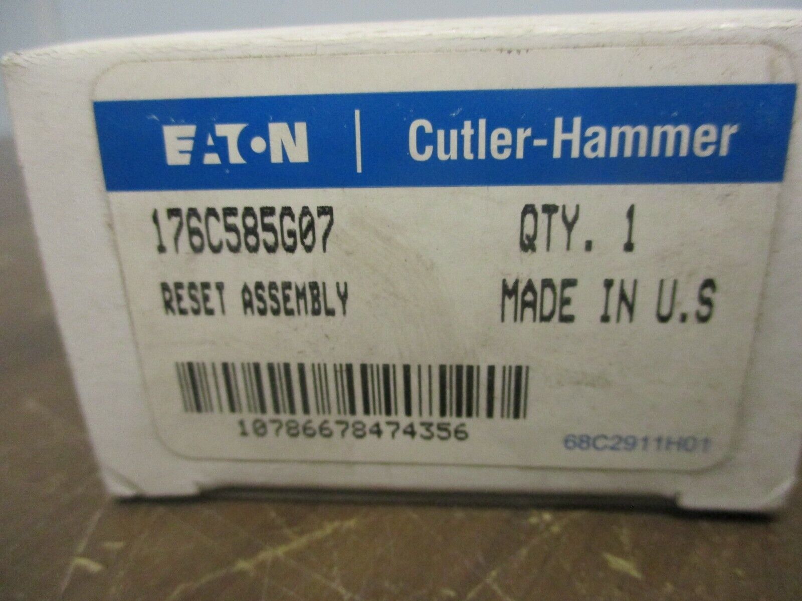 Eaton/Cutler-Hammer Reset Assembly 176C585G07 New Surplus **Lot of 2**