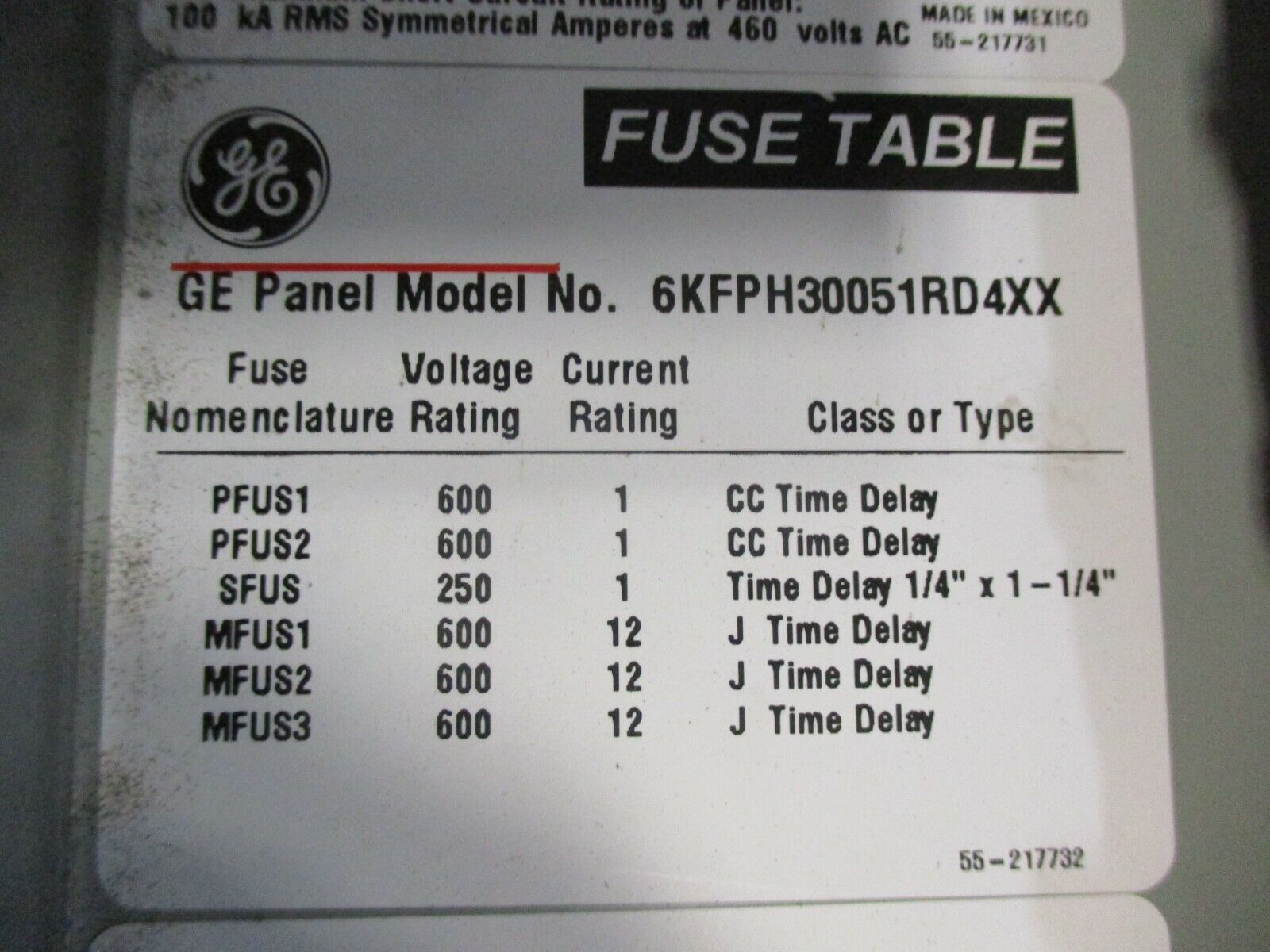 GE AF-600 FP AC Drive w/ Bypass 6KFPH30051RD4XX 5HP 3Ph 460V Used