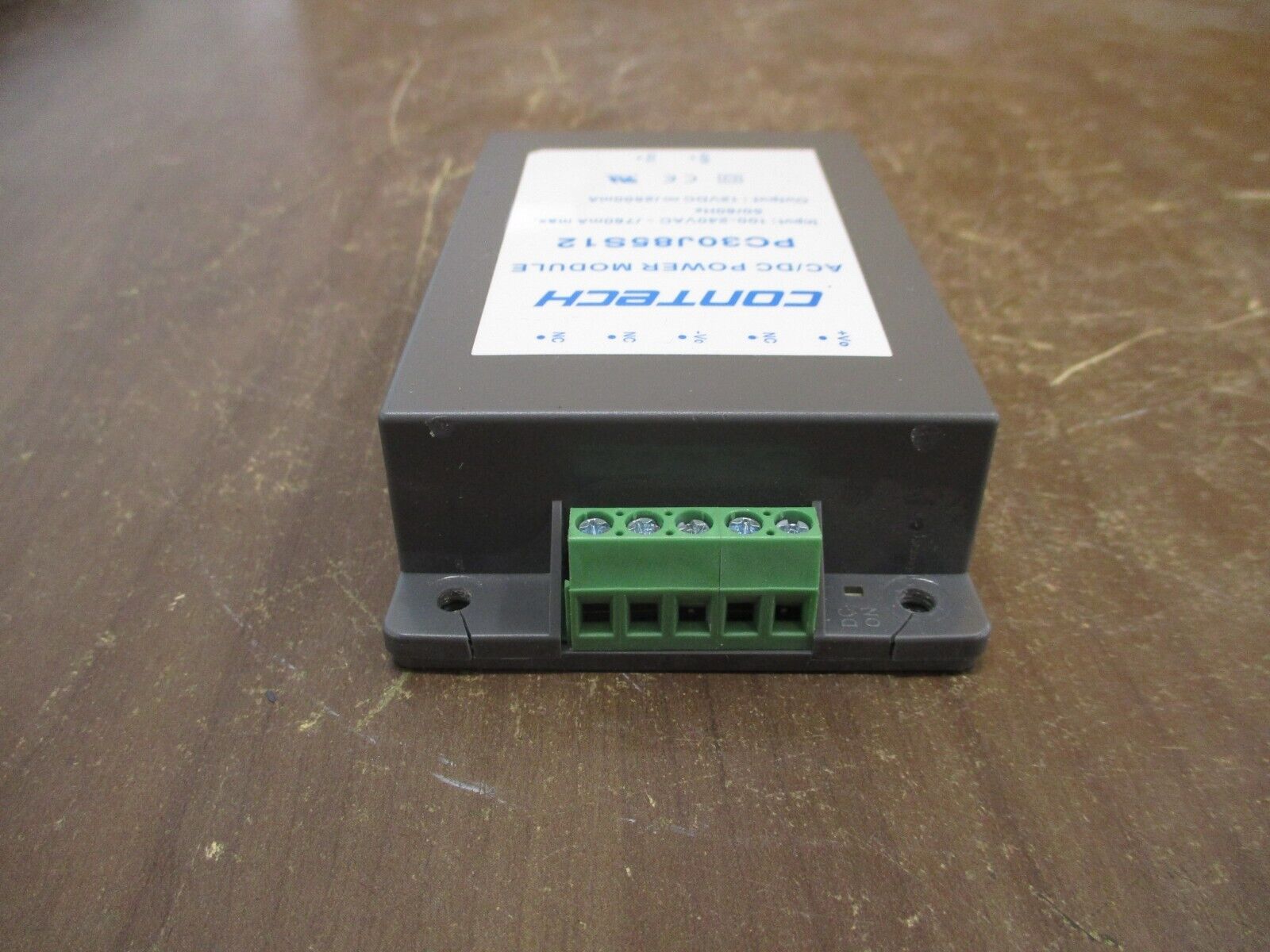 Contech AC/DC Power Module PC30J85S12 Output: 12VDC 2500mA Used