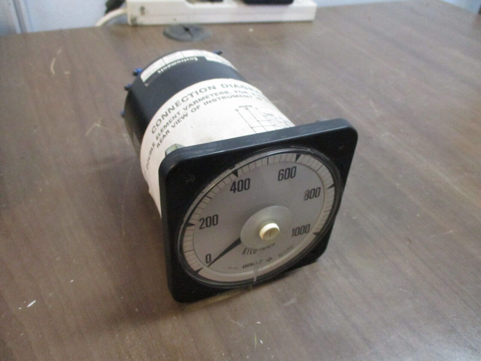 Crompton / Gould Type 077-219 AC Kilowatt Meter AQQXH Range: 0-1000kW Used