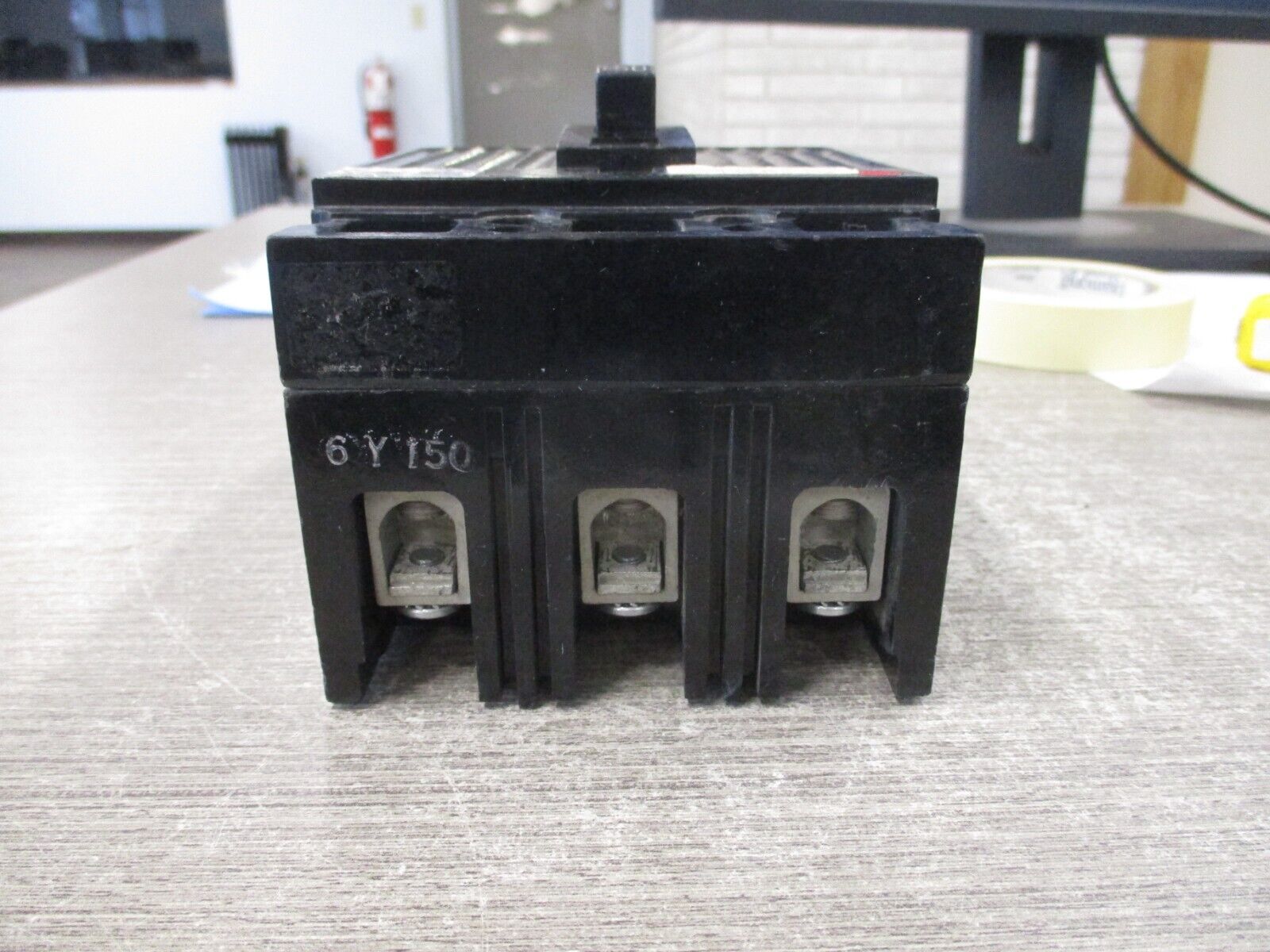GE Circuit Breaker TED136YT150 150A 600V 3P Used