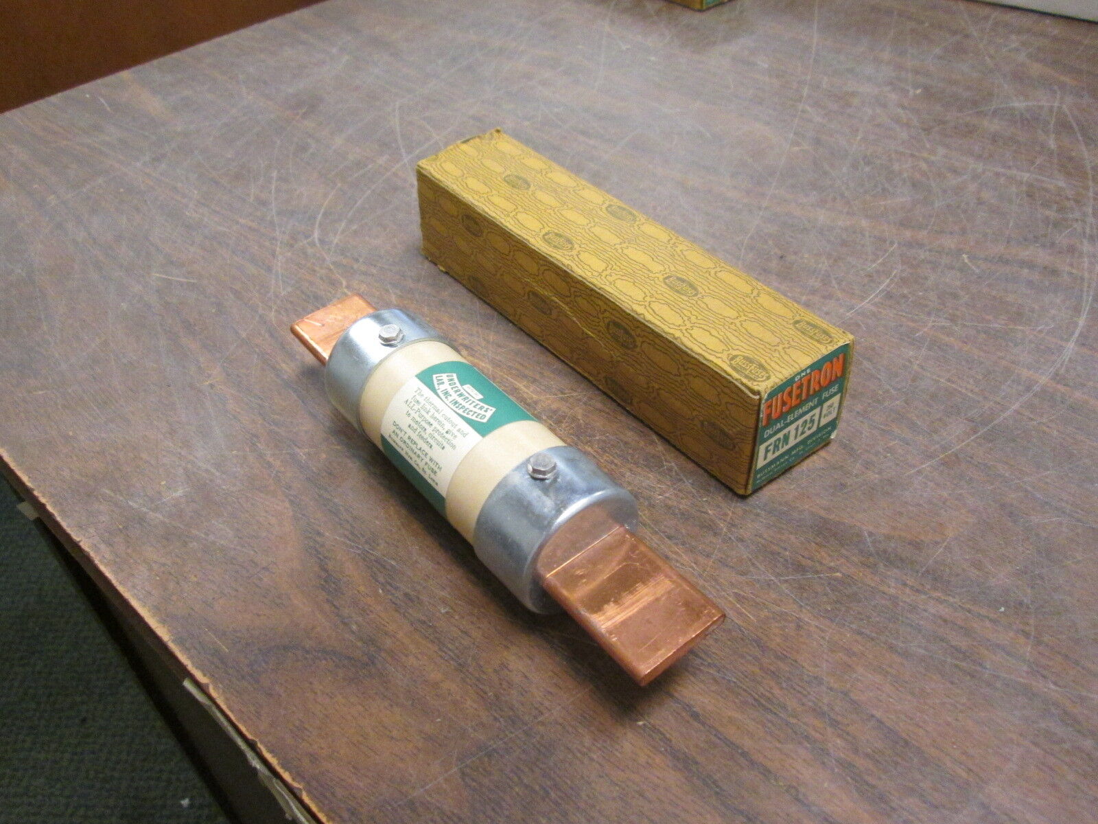 Bussmann Fusetron Fuse FRN125 250V 125A New Surplus