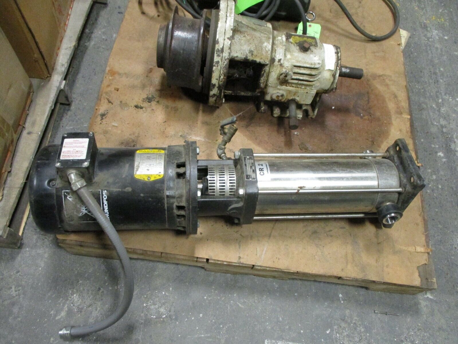 Grundfos C 9336 Pump CRN2-180 U-P-G-AUUE 5HP 3600RPM 11GPM 593ft Head 300PSI