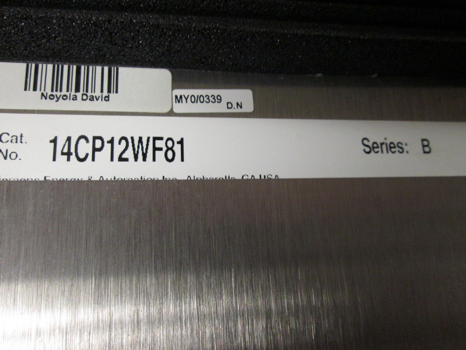 Siemens Stainless Steel Enclosed Starter 14CP12WF81 Size 0 14CP12A*81 Used