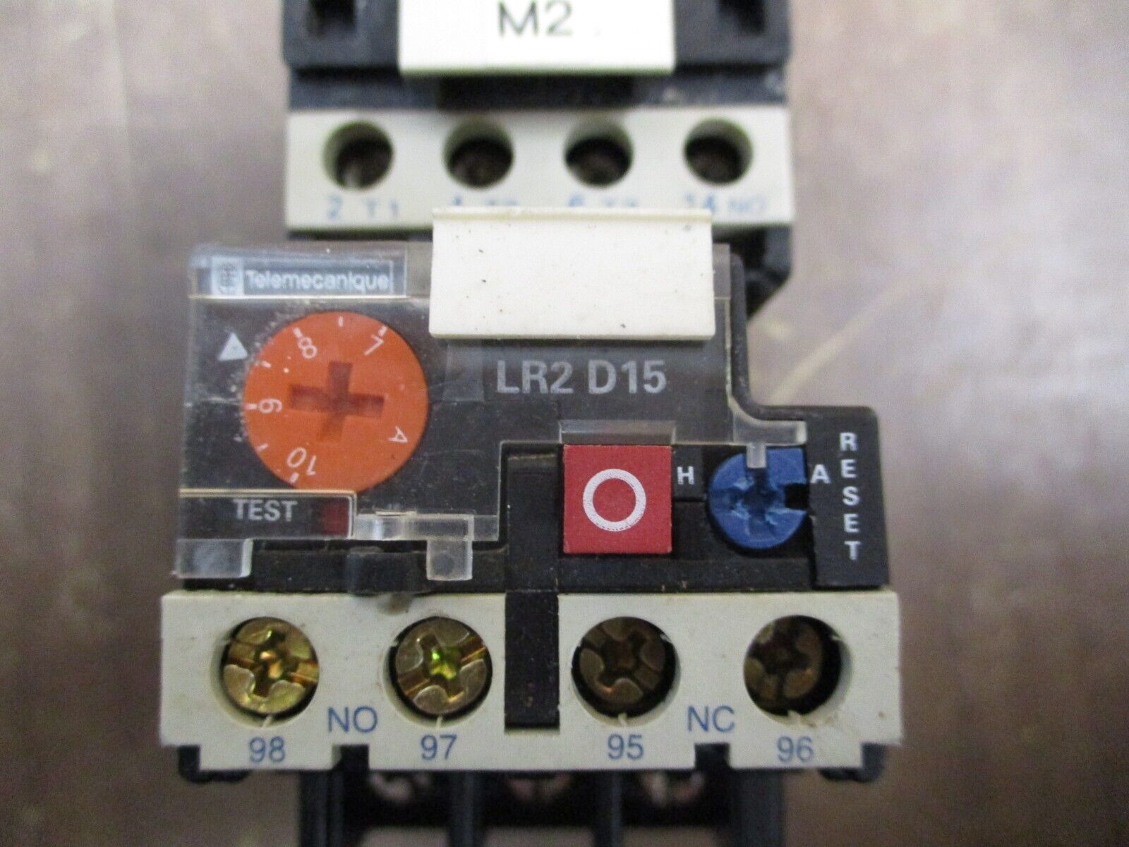 Telemeanique Starter LC1 D12 10 / LR2 D15 120V Coil Trip: 7-10A Used