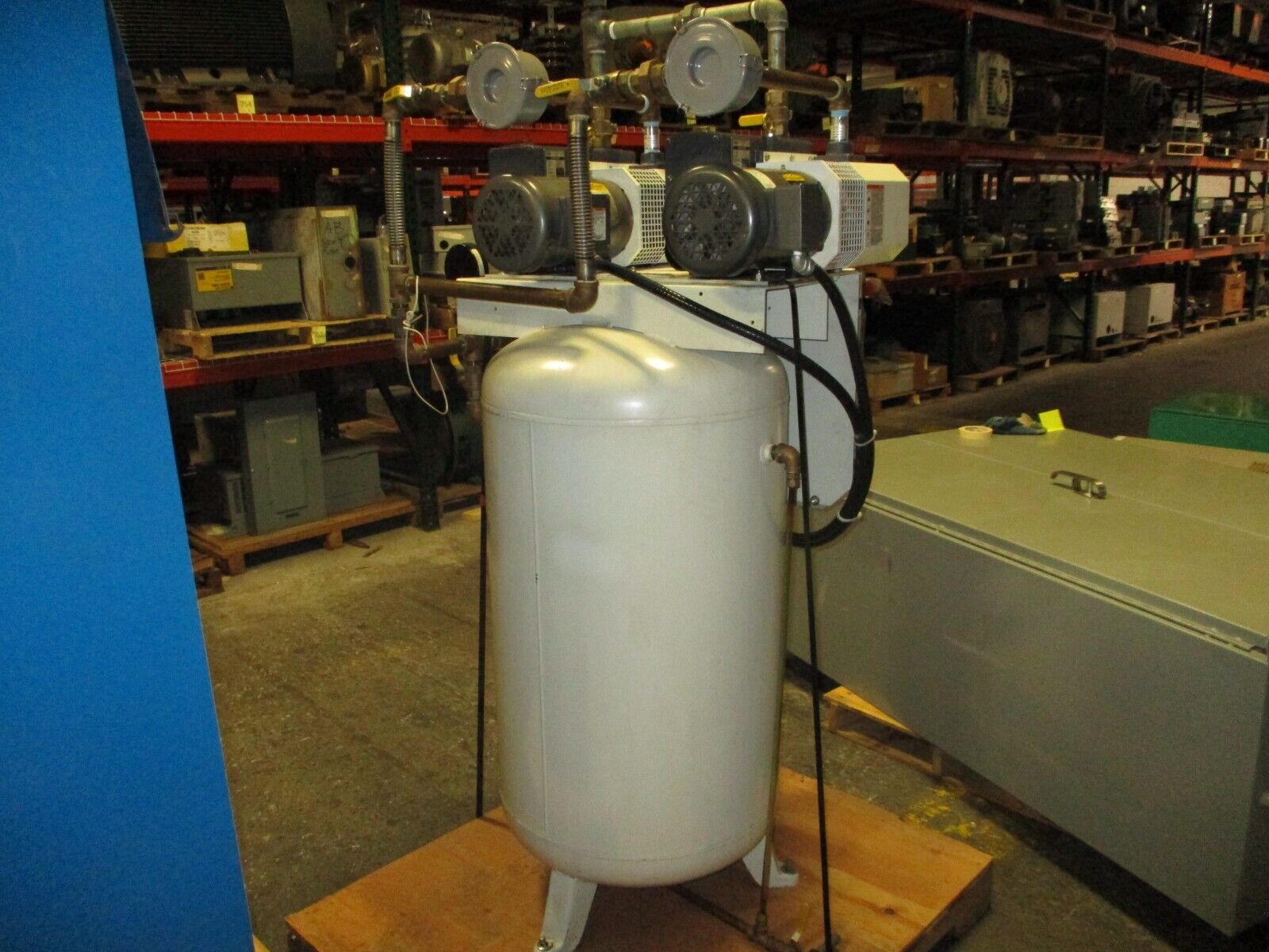 Powerex Air Compressor SPL2887571 2HP 80-Gallon Tank 16 SCFM 208V 3Ph 60Hz Used