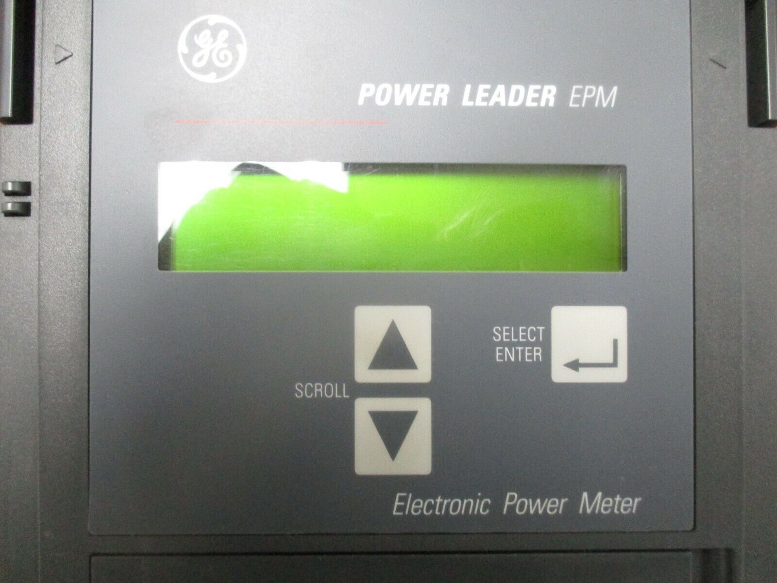 GE Power Leader EPM Electronic Power Meter PLE3PNLFG02 480V 50/60Hz 10A Used
