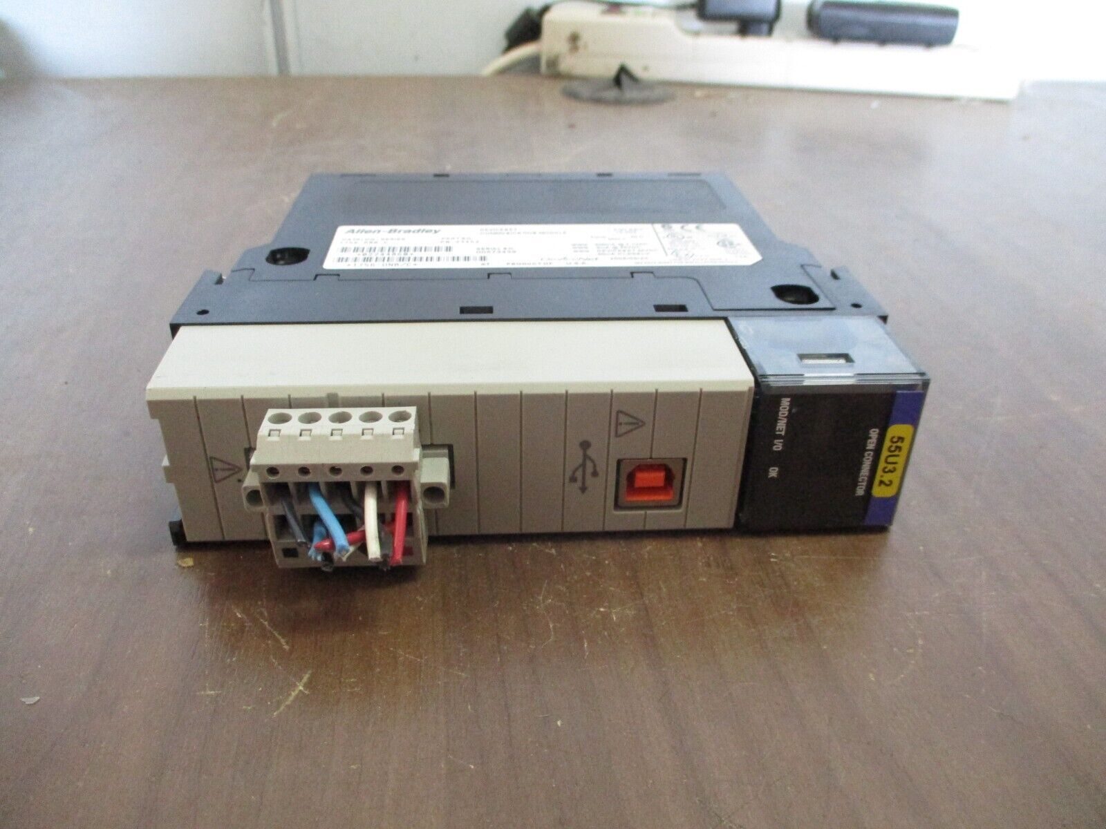 Allen-Bradley DeviceNet Comm. Module 1756-DNB Ser. C F/W Rev. 10.005 Used