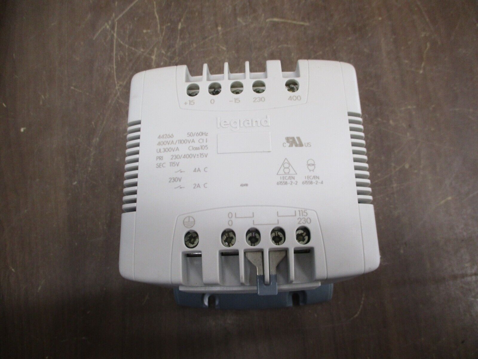 Legrand Transformer 44266 300/400/1100VA Pri: 230/400V Sec: 115/230V Used