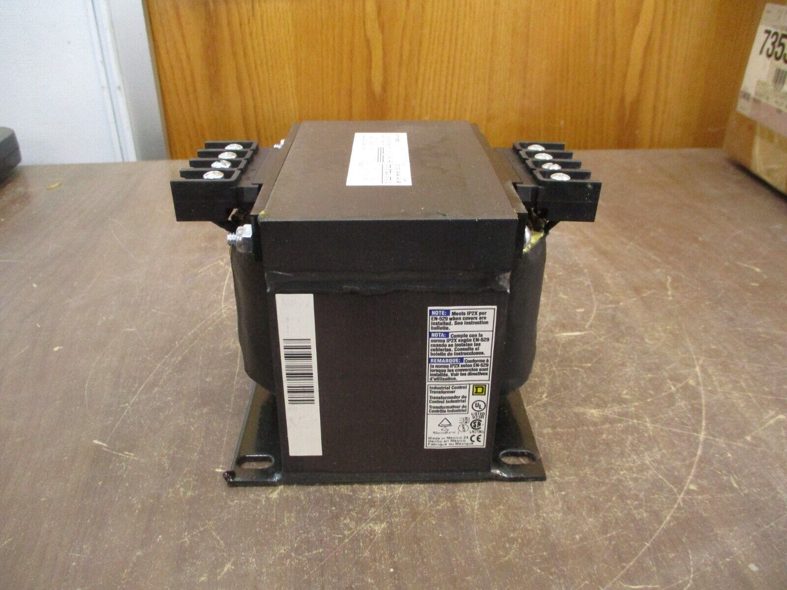 Square D Control Transformer 9070T1000D1 1KVA Pri: 240/480V Sec: 120V 1Ph