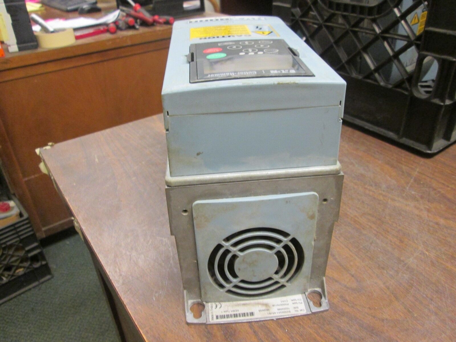 Cutler-Hammer HVX9000 AC Drive HVX005A1-4A1B1C4 5HP 3Ph Used