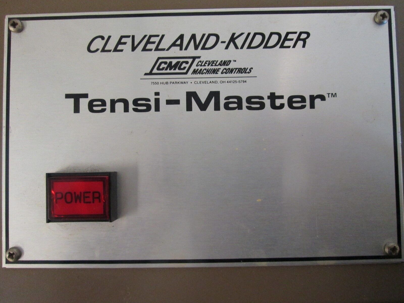 Cleveland-Kidder Tensi-Master ENC W/DIGI Inputs: 100/115/230VAC 15VA Used