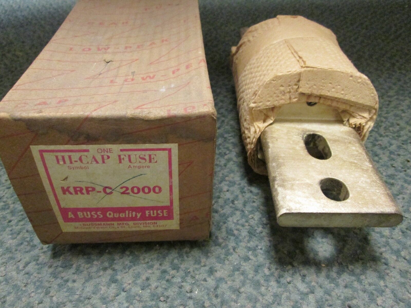 Bussmann  Hi-Cap Fuse  KRP-C 2000  600V  2000A  New Surplus