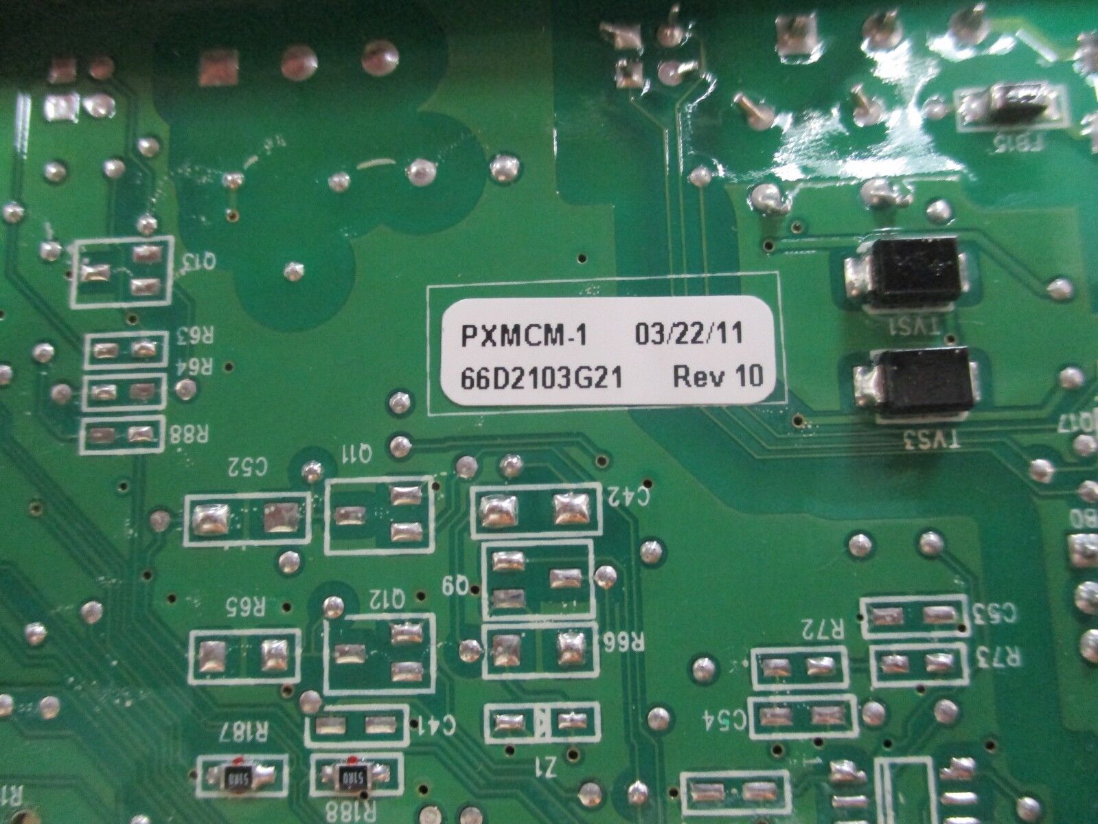 Eaton Comm Main Card PXMCM-1 Rev. 10 Used