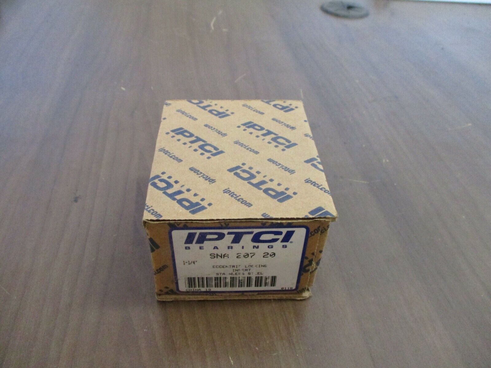 IPTCI Eccentric Locking Bearing Insert SNA 207 20 1¼" Stainless Steel
